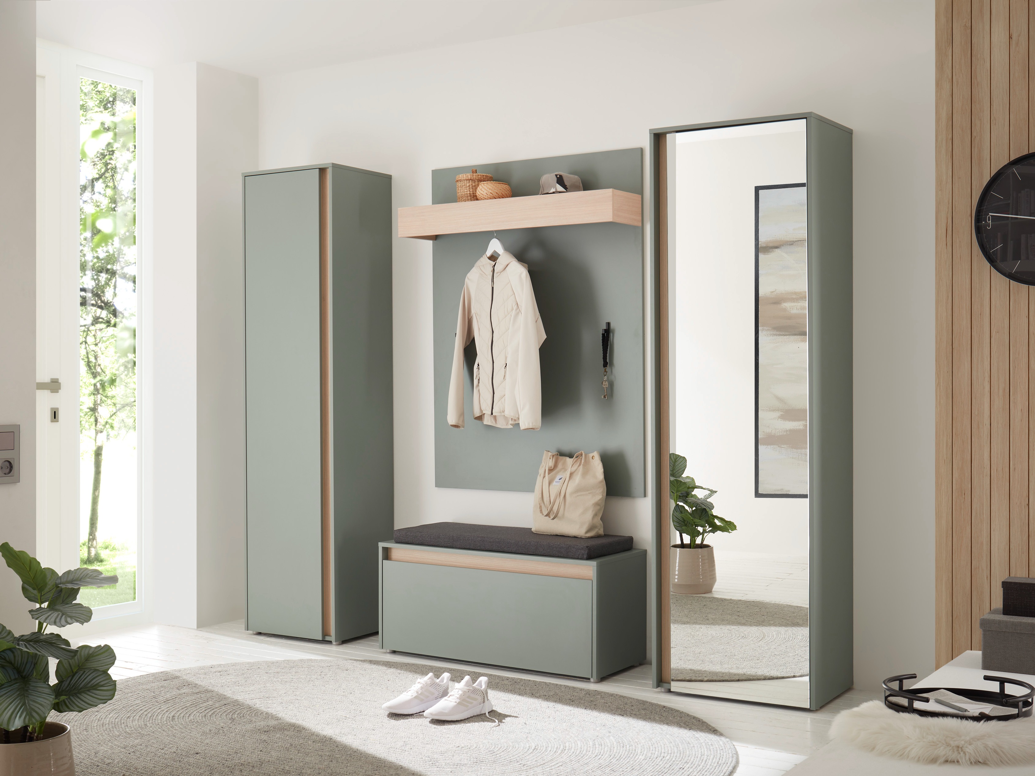 Ormarić za cipele Elbsori 164 (Zelena)