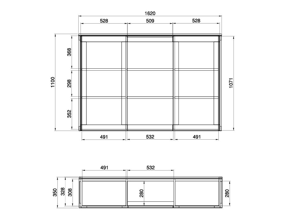 Set namještaja Fermaru 114 (Bijela + Hrast)