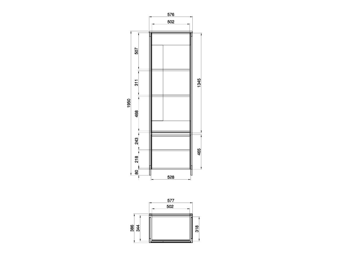 Set za dnevni boravak Fermaru 113 (Bijela + Hrast)