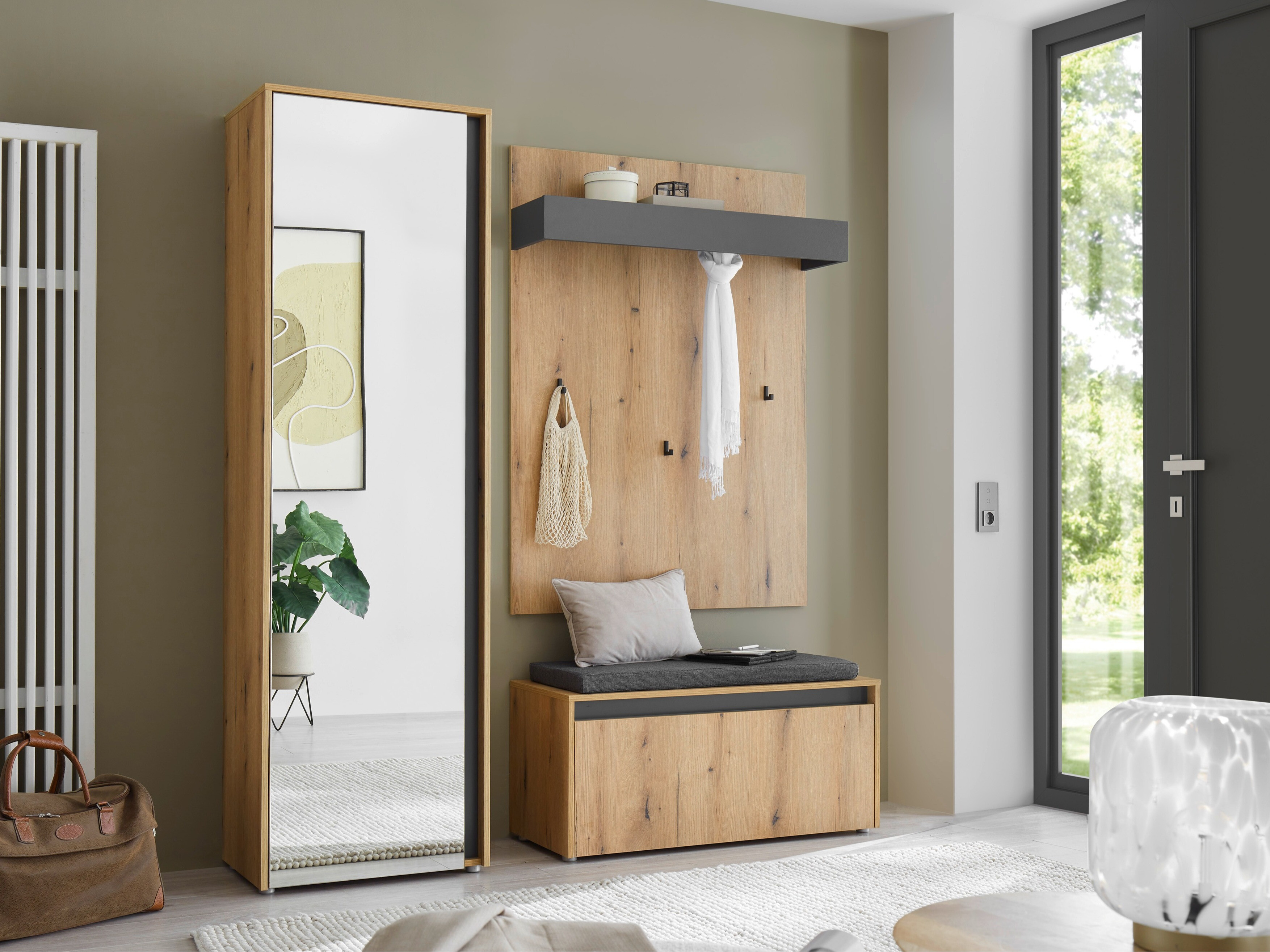 Set za hodnik Elbsori 167 (Hrast)