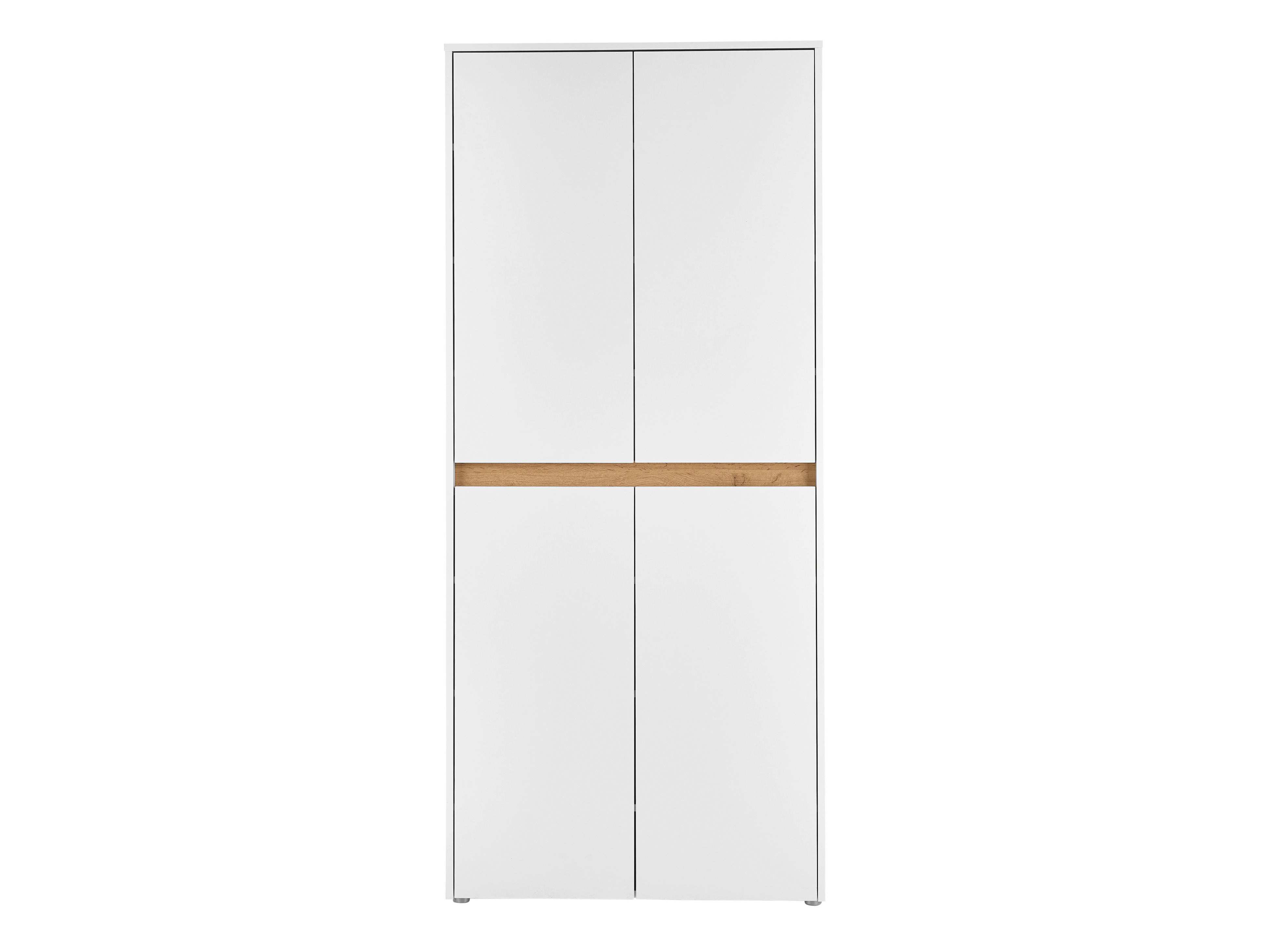 Polica Elbsori 174 (Bijela + Hrast Wotan)