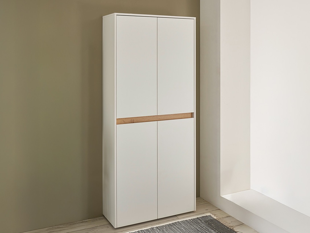 Polica Elbsori 174 (Bijela + Hrast Wotan)