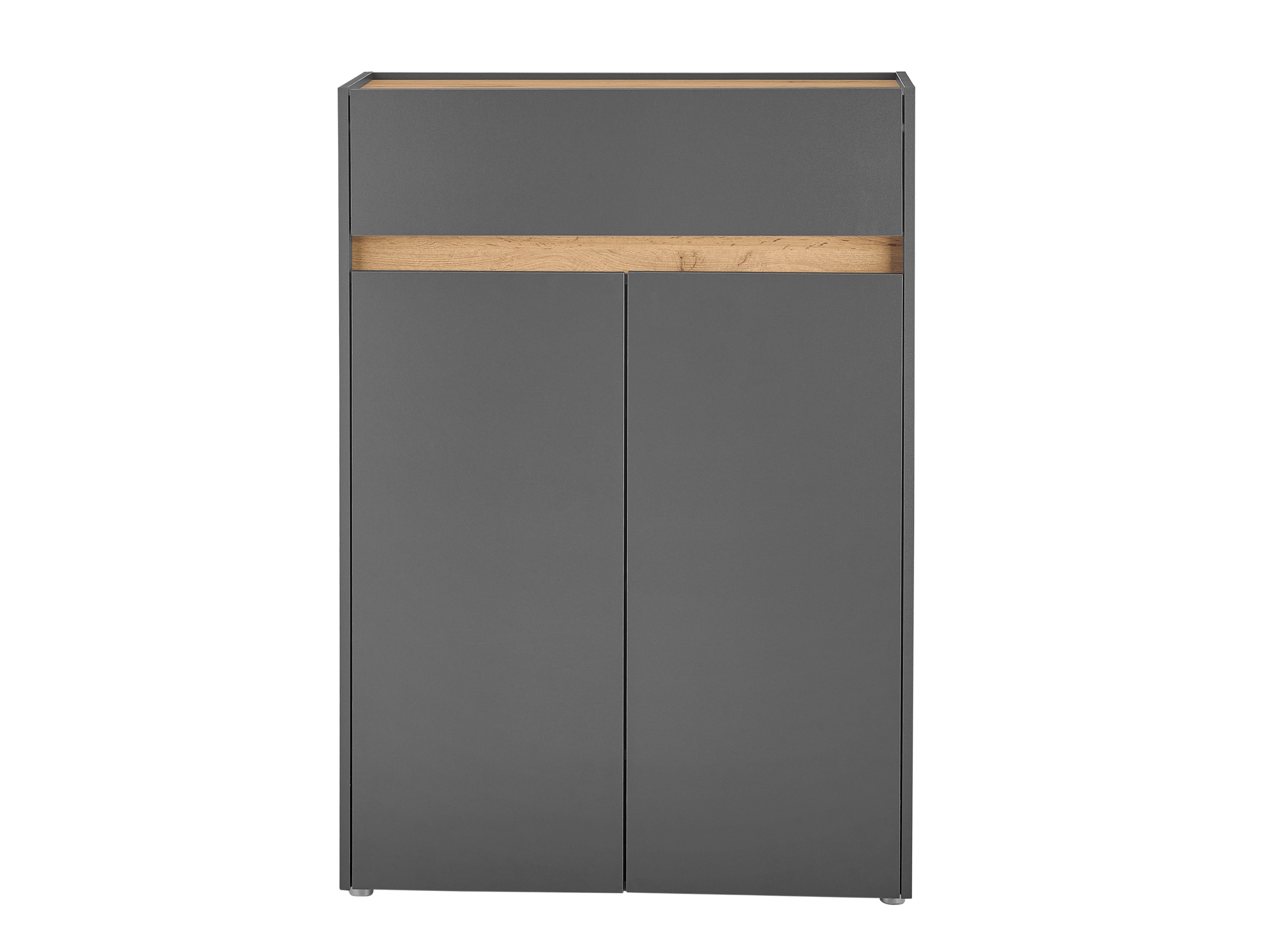 Polica za cipele Elbsori 173 (Antracit + Hrast Wotan)