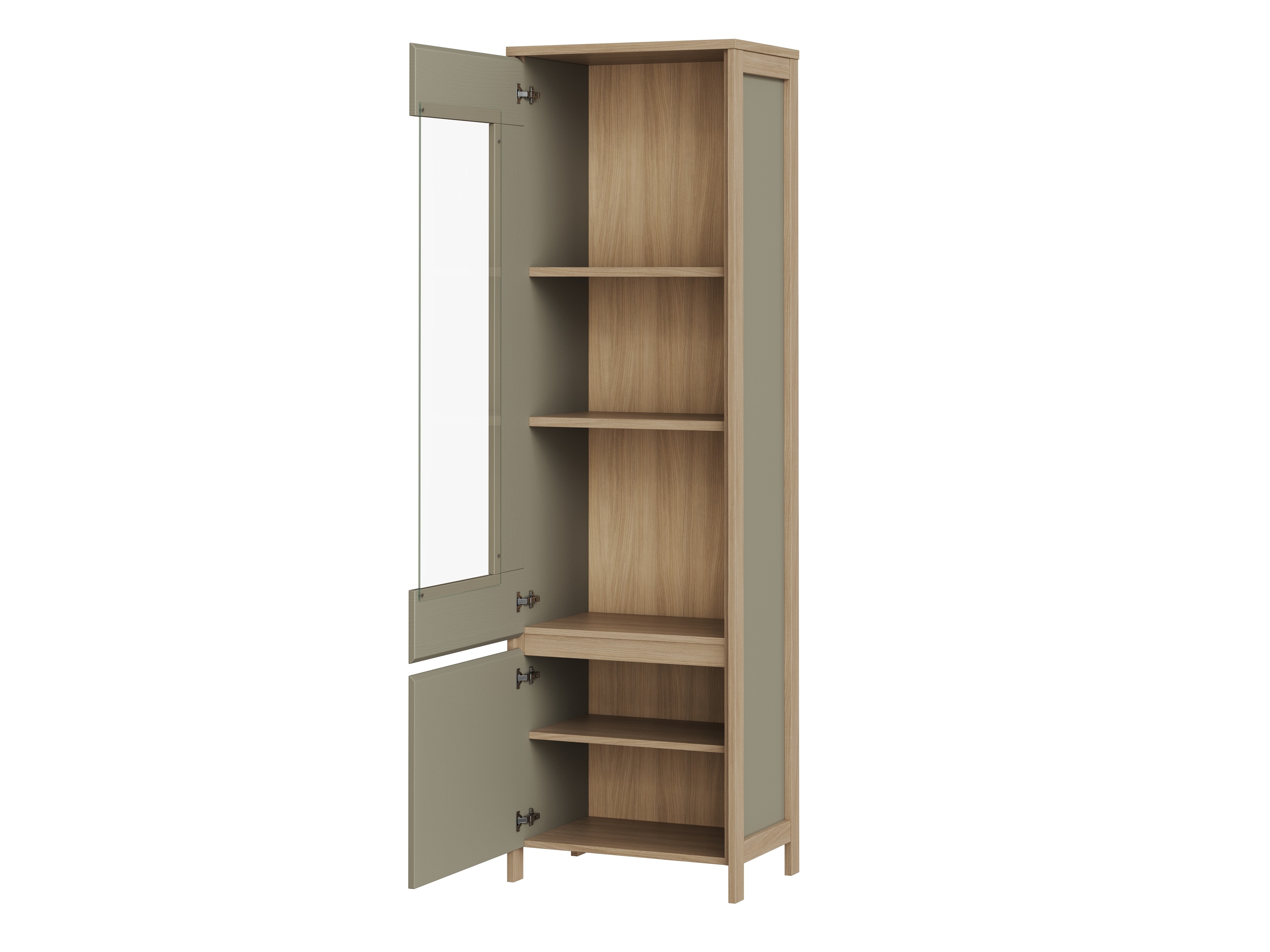 Set za dnevni boravak Fermaru 110 (Zagasito zelena + Hrast)