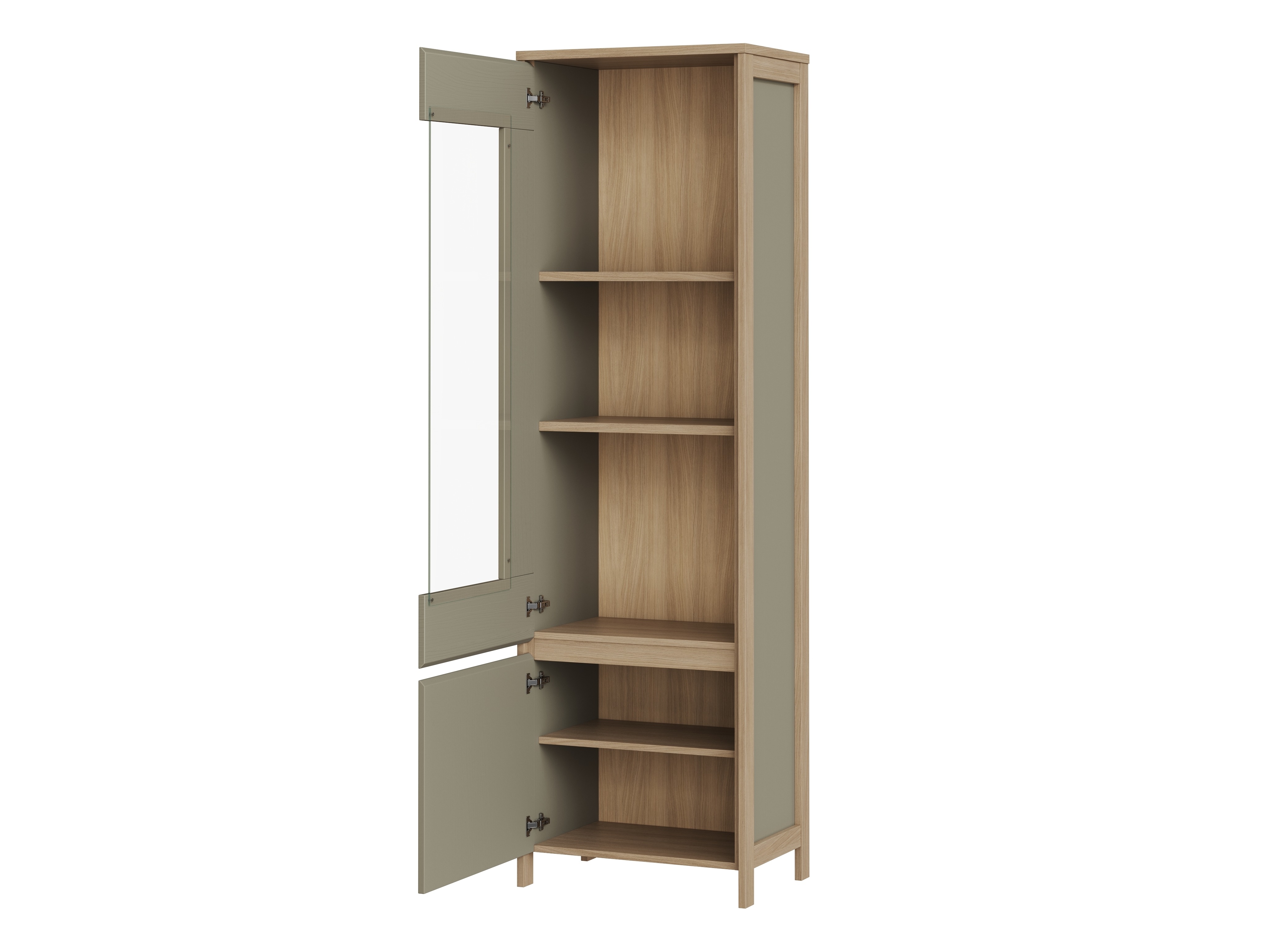 Set za dnevni boravak Fermaru 111 (Zagasito zelena + Hrast)