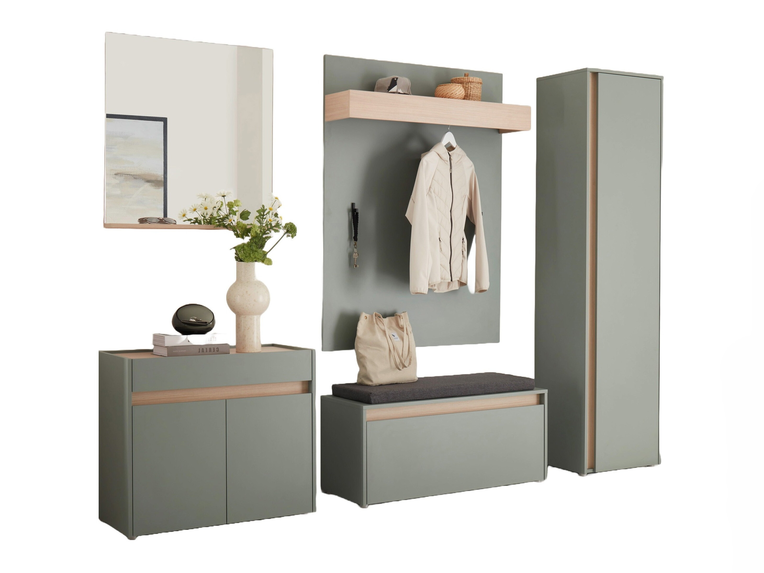 Set za hodnik Elbsori 168 (Zelena)