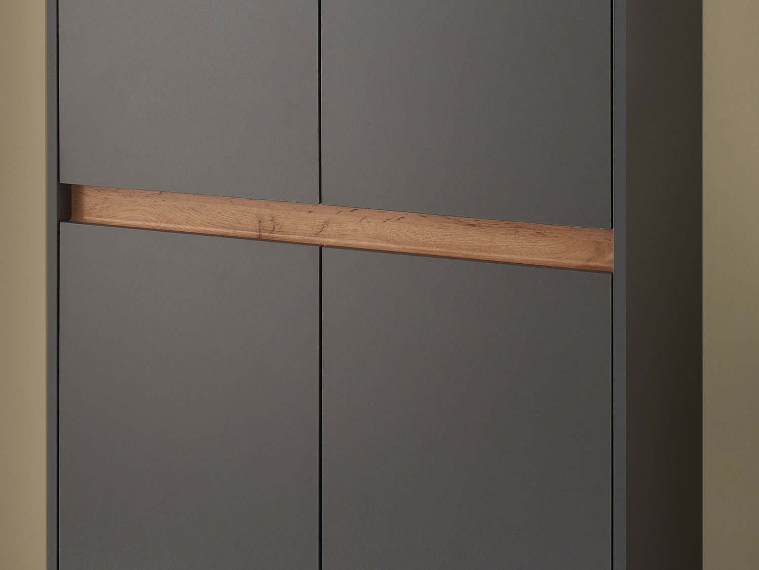 Set za hodnik Elbsori 175 (Antracit + Hrast Wotan)