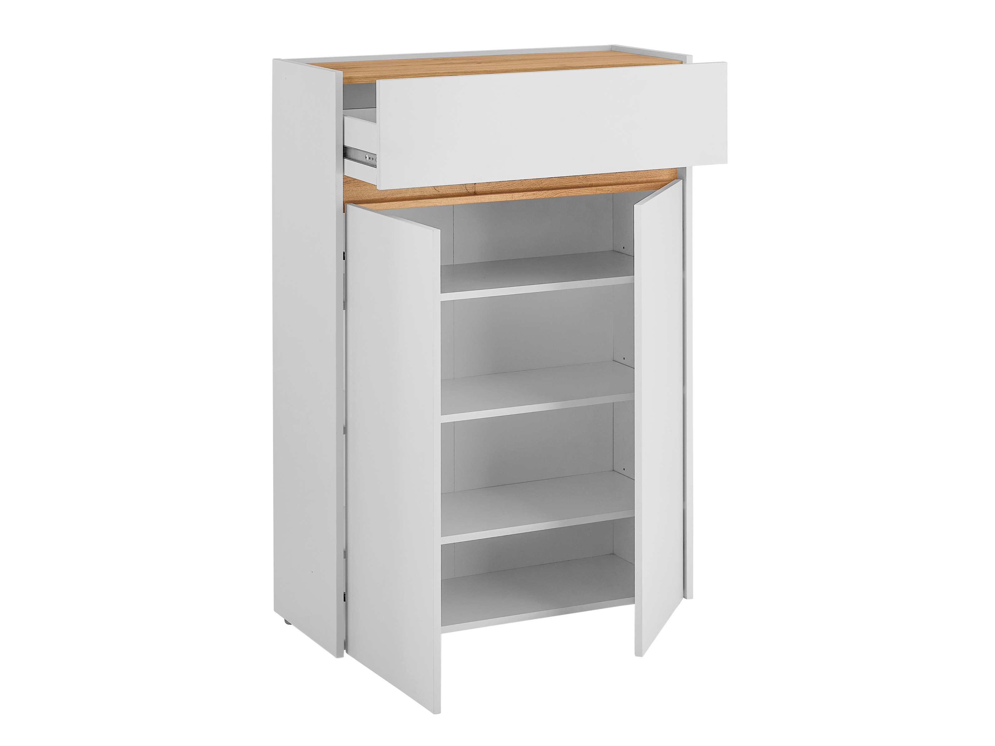 Set za hodnik Elbsori 175 (Bijela + Hrast Wotan)