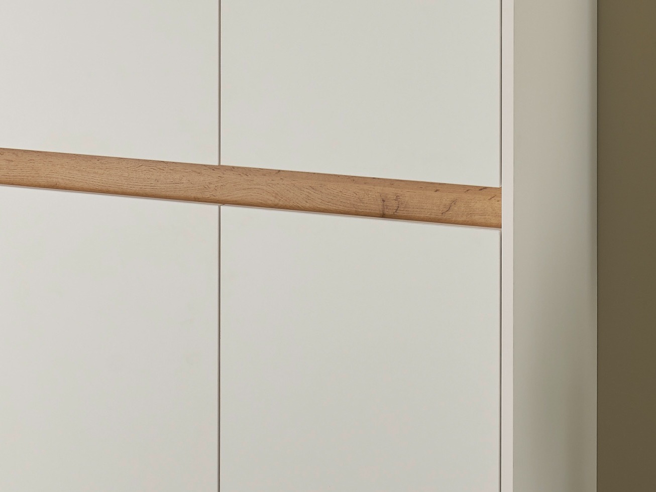 Set za hodnik Elbsori 175 (Bijela + Hrast Wotan)