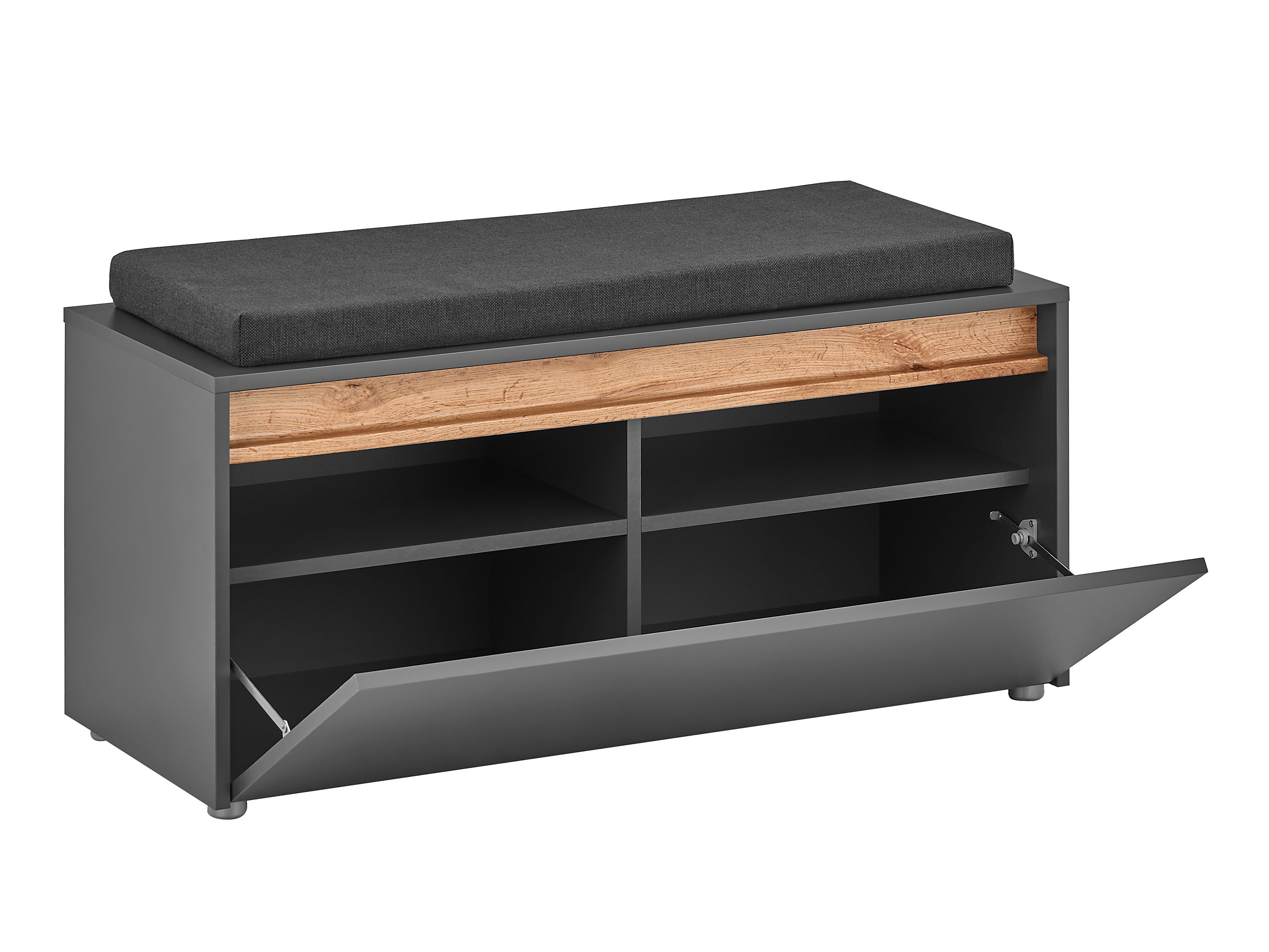 Set za hodnik Elbsori 176 (Antracit + Hrast Wotan)