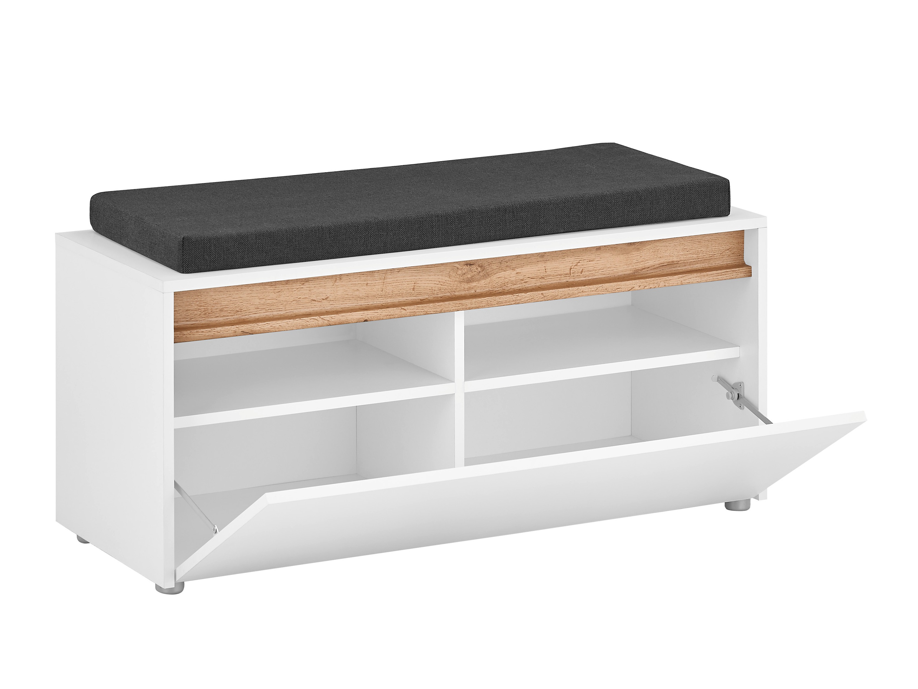 Set za hodnik Elbsori 176 (Bijela + Hrast Wotan)