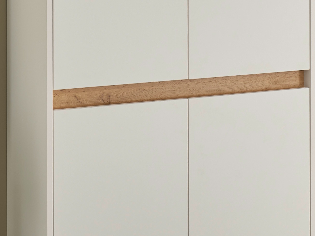 Set za hodnik Elbsori 177 (Bijela + Hrast Wotan)