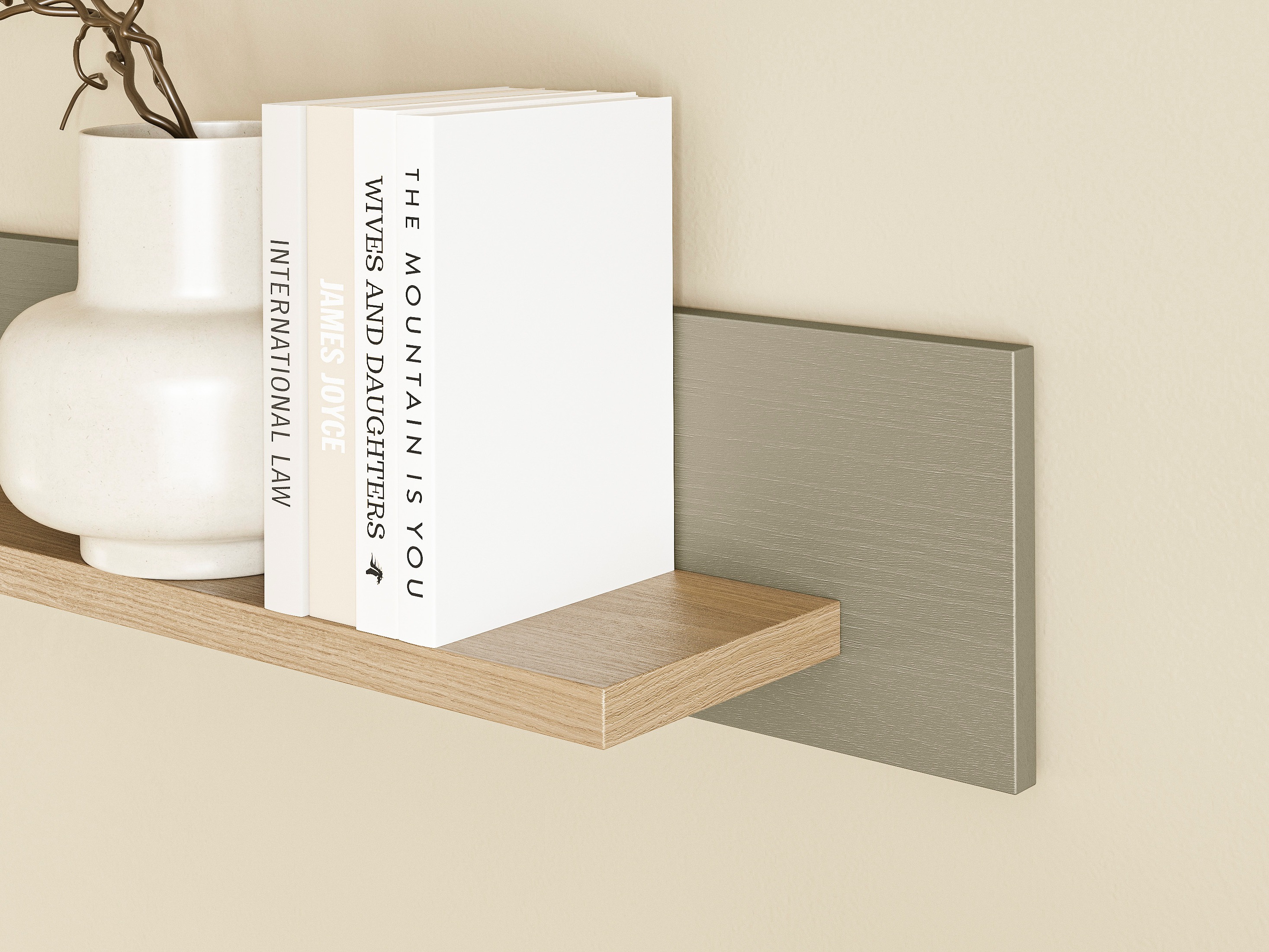 Set za kućni ured Fermaru 116 (Zagasito zelena + Hrast)