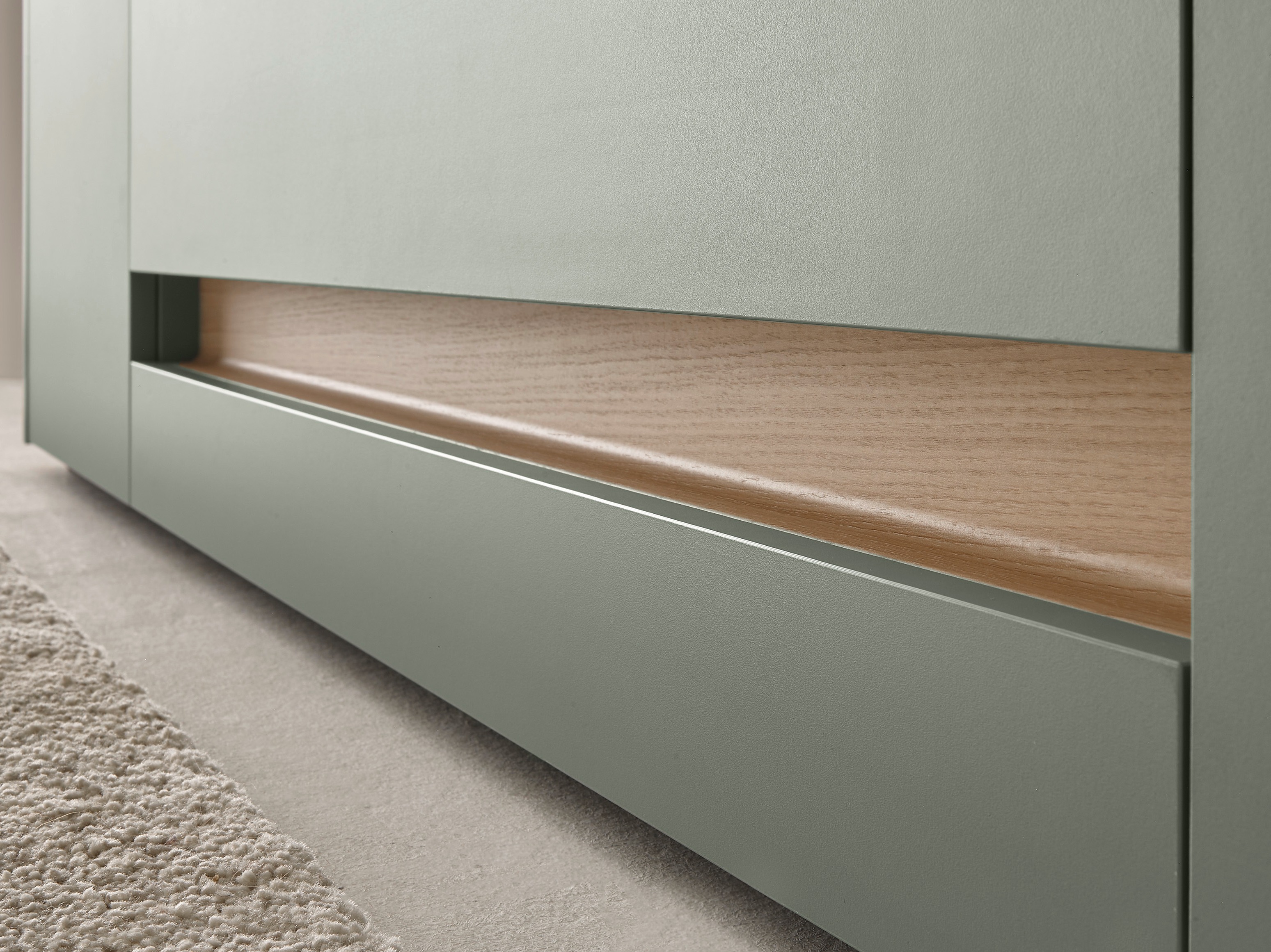 TV stol Elbsori 115 (Zelena + Hrast)