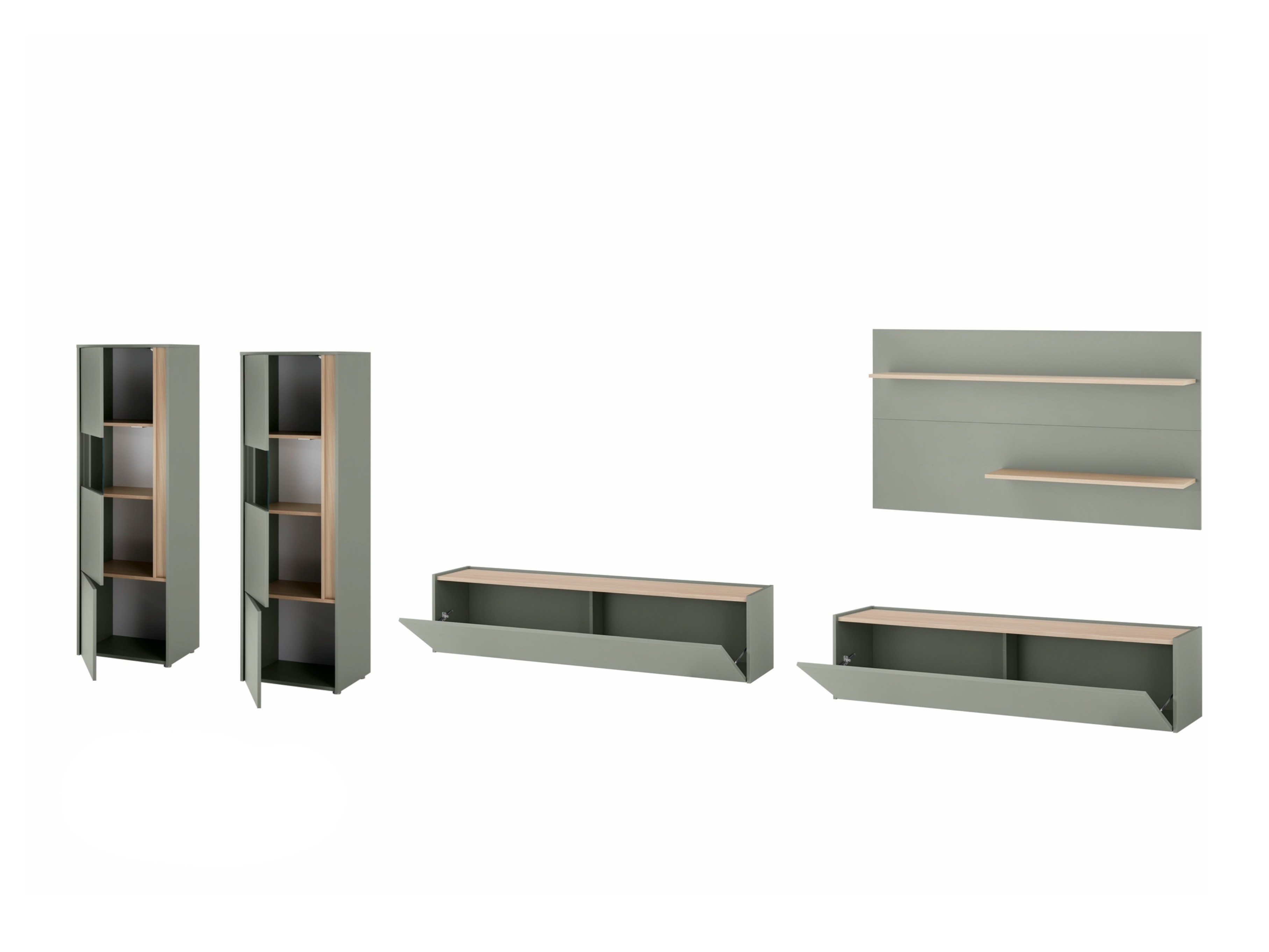 Dnevni boravak Elbsori 135 (Zelena + Hrast)