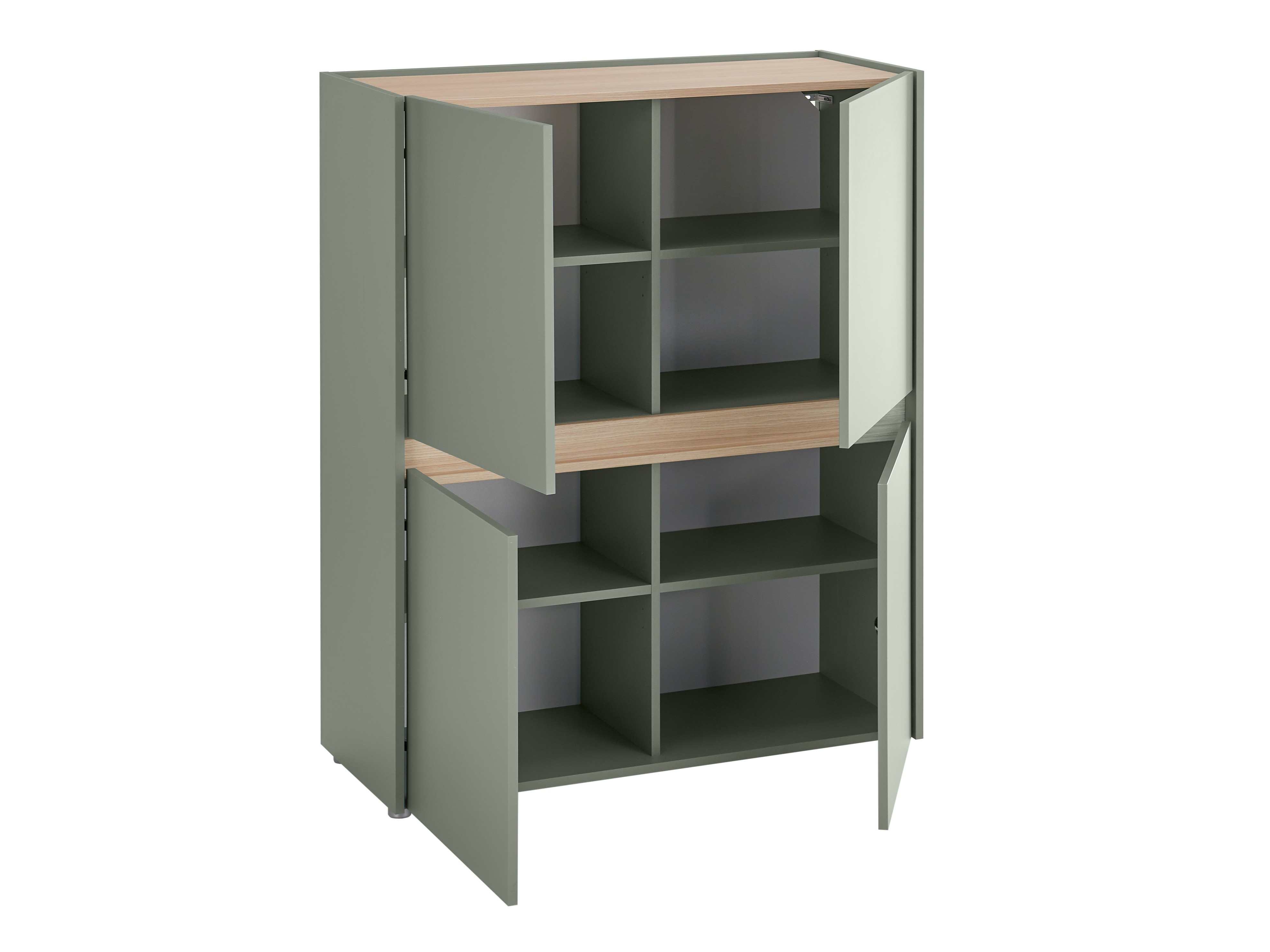 Set za dnevni boravak Elbsori 127 (Zelena + Hrast)