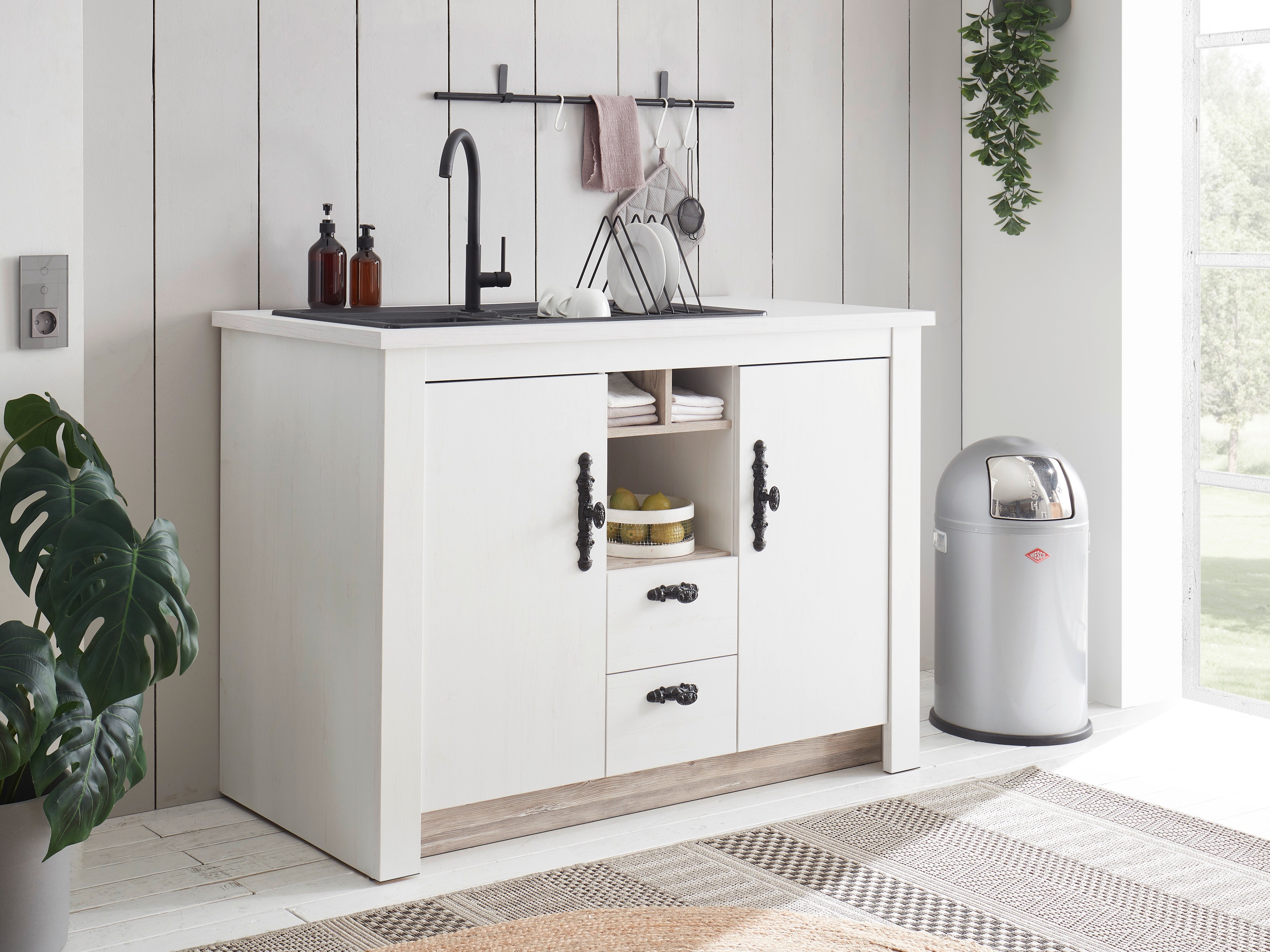 Modularni ormarić s ladicom i vratima Flora 100