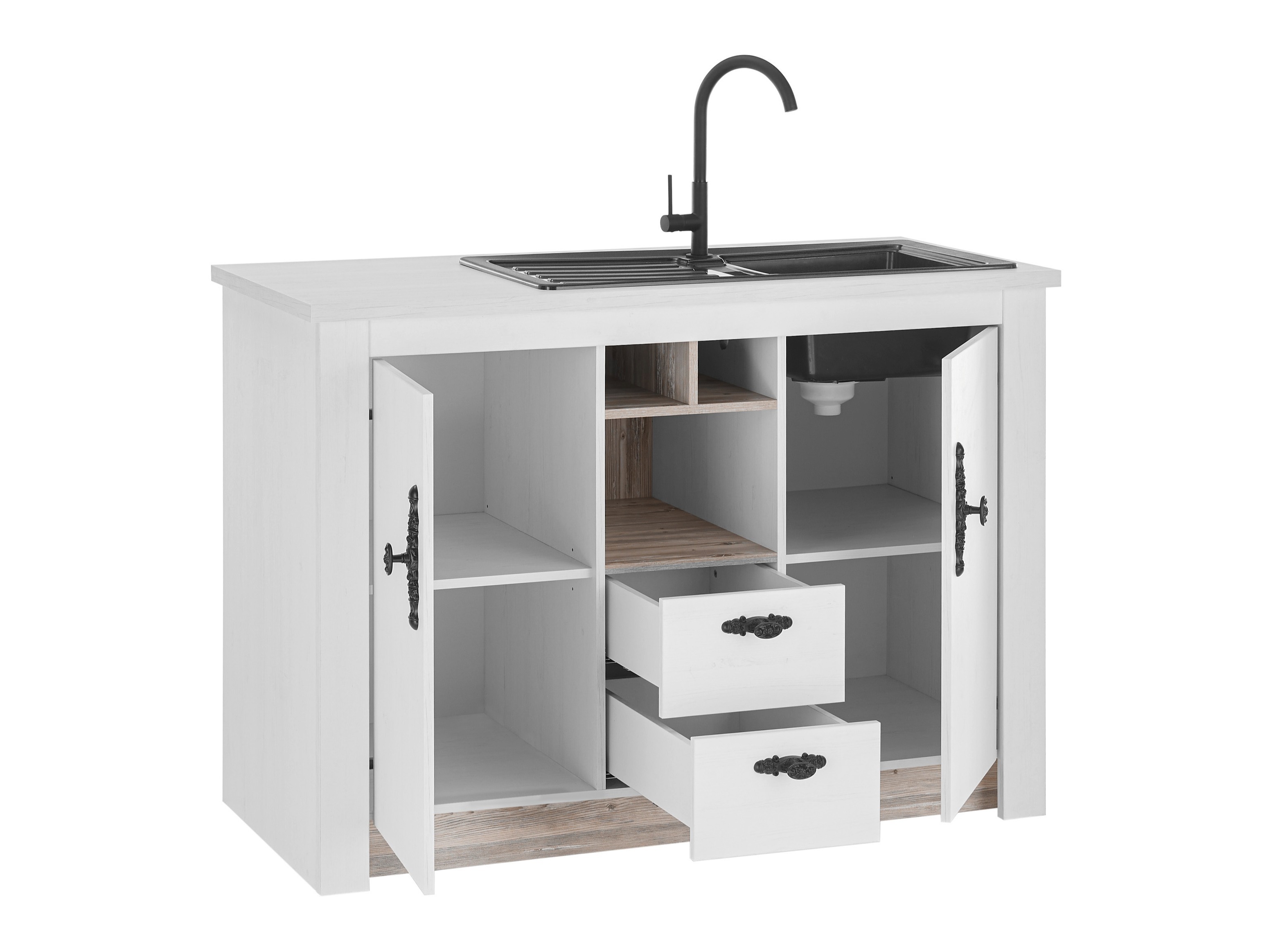 Modularni ormarić s ladicom i vratima Flora 100