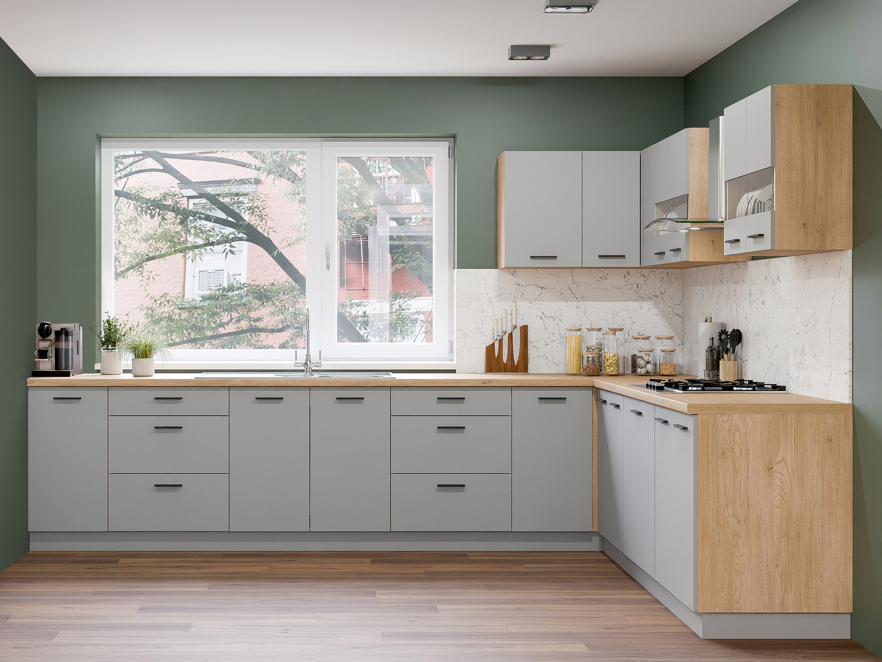 Modularan kuhinjski set Ati Grey 133