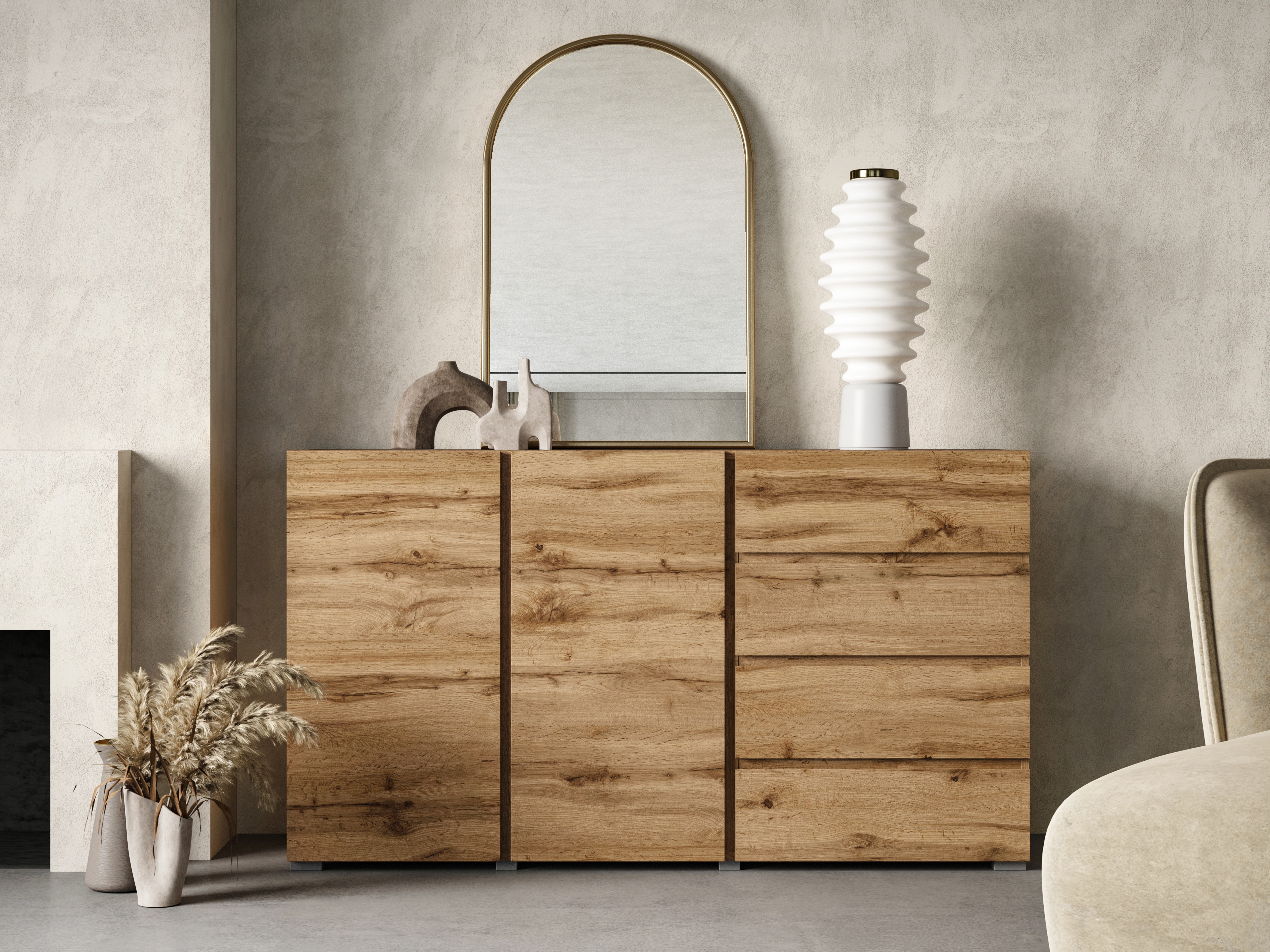 Komoda Elbleve 101 (Hrast Wotan)