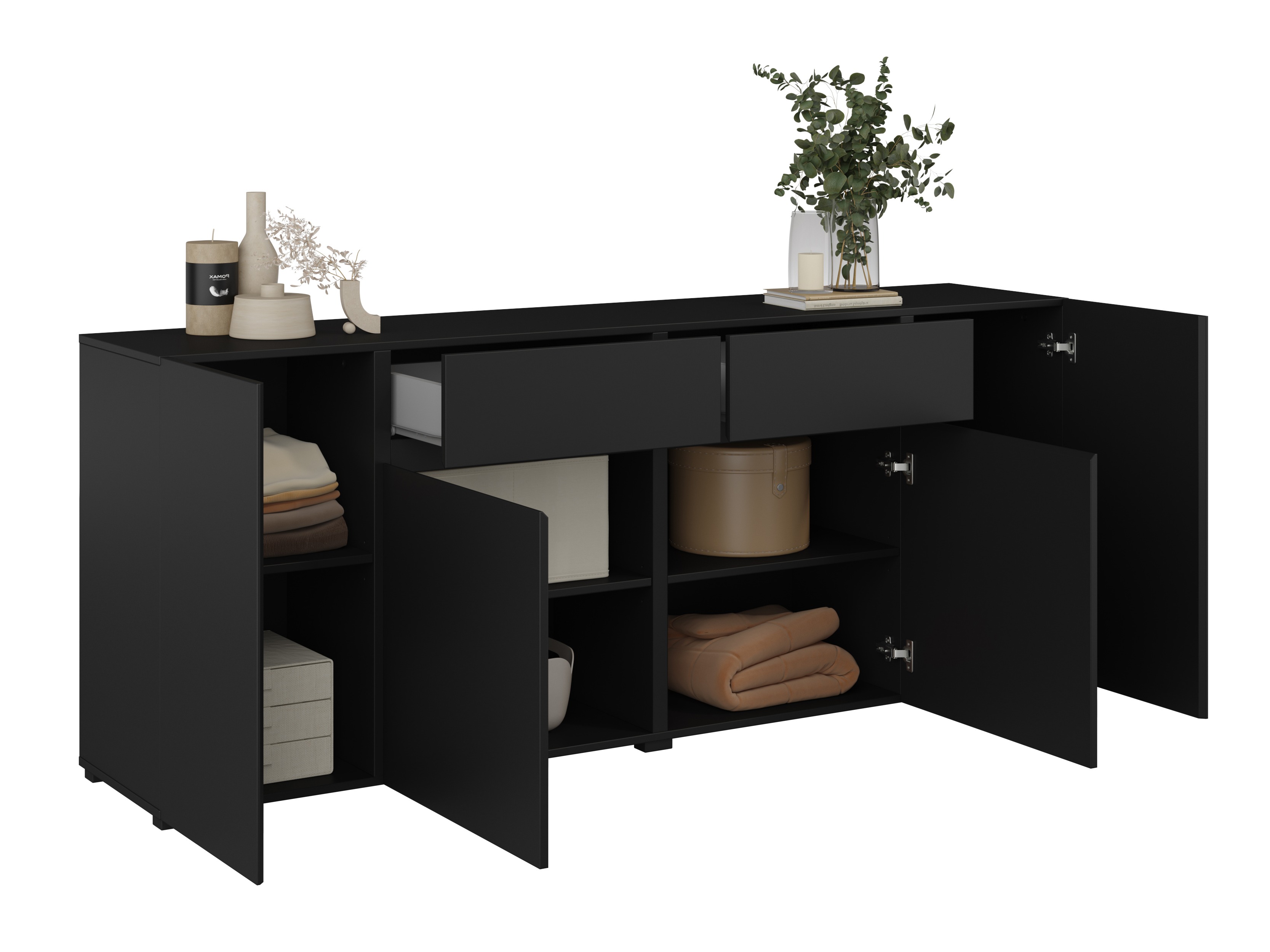 Komoda Elbleve 103 (Crna)