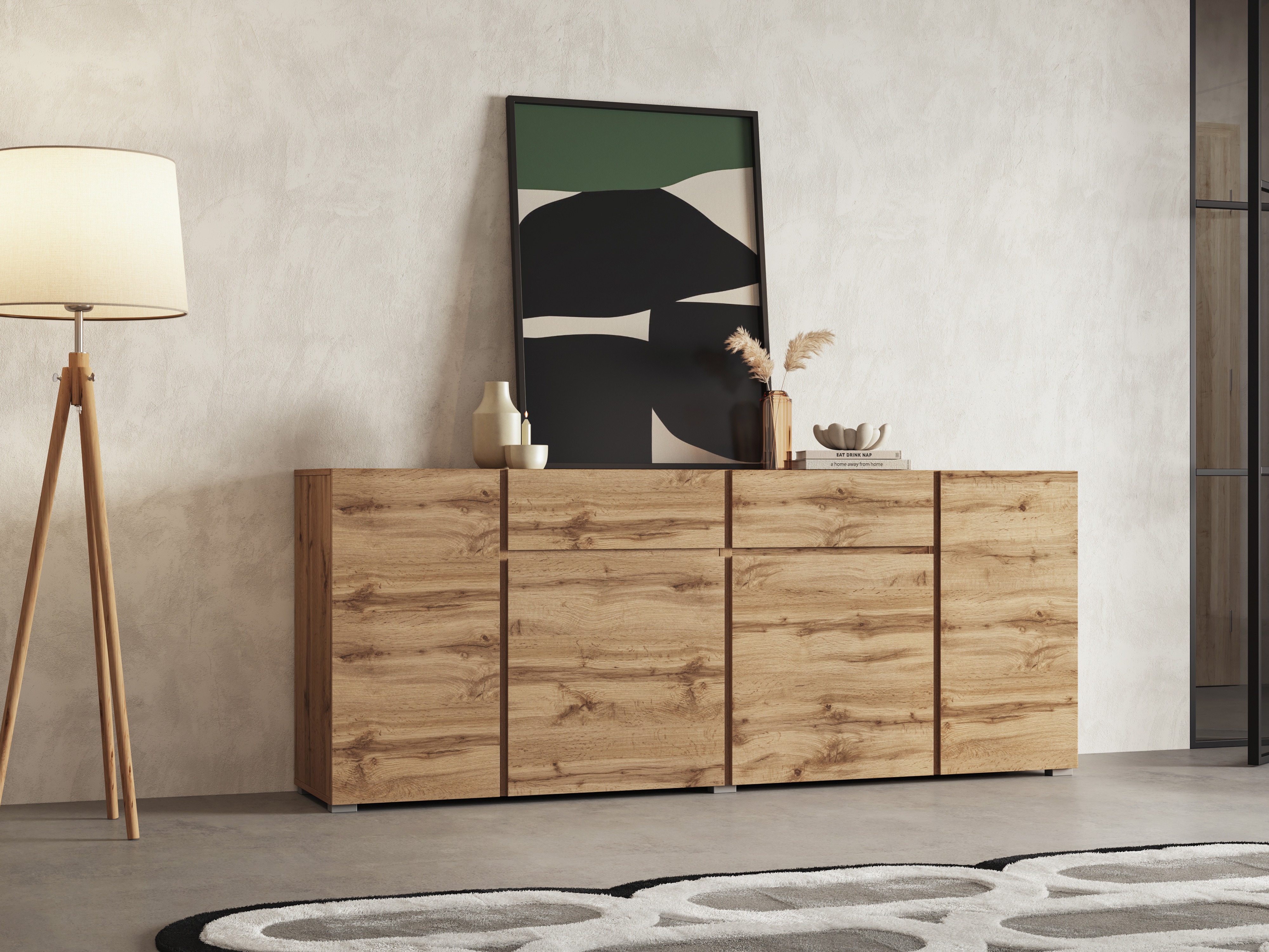 Komoda Elbleve 103 (Hrast Wotan)