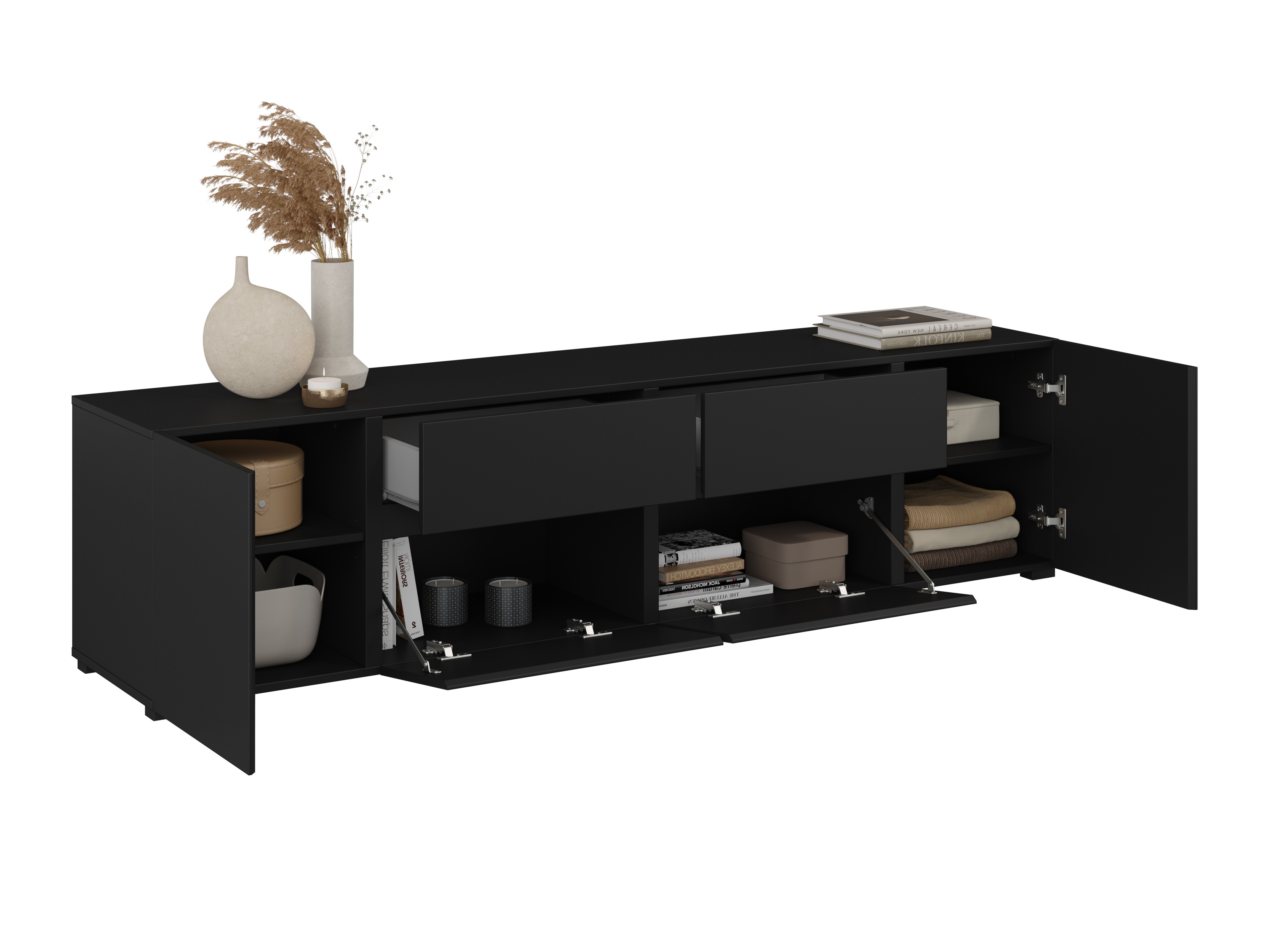 Set za dnevni boravak Elbleve 104 (Crna)