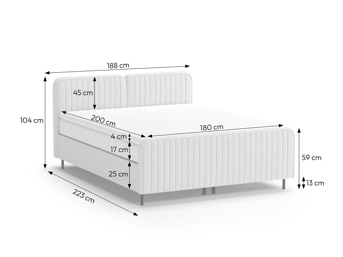 Boxspring krevet Margate 127 (Casa 02)