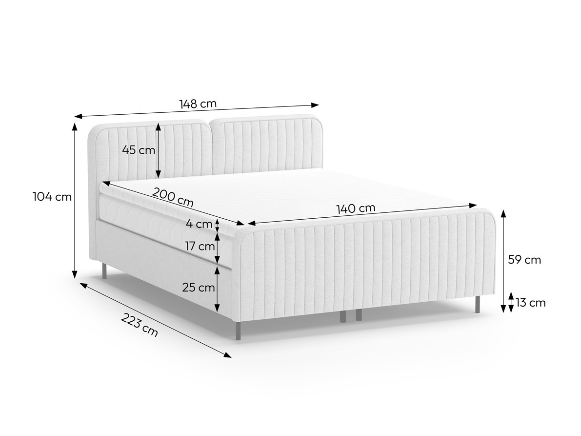 Boxspring krevet Margate 127 (Casa 04)