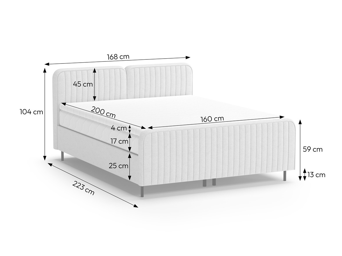 Boxspring krevet Margate 127 (Casa 05)
