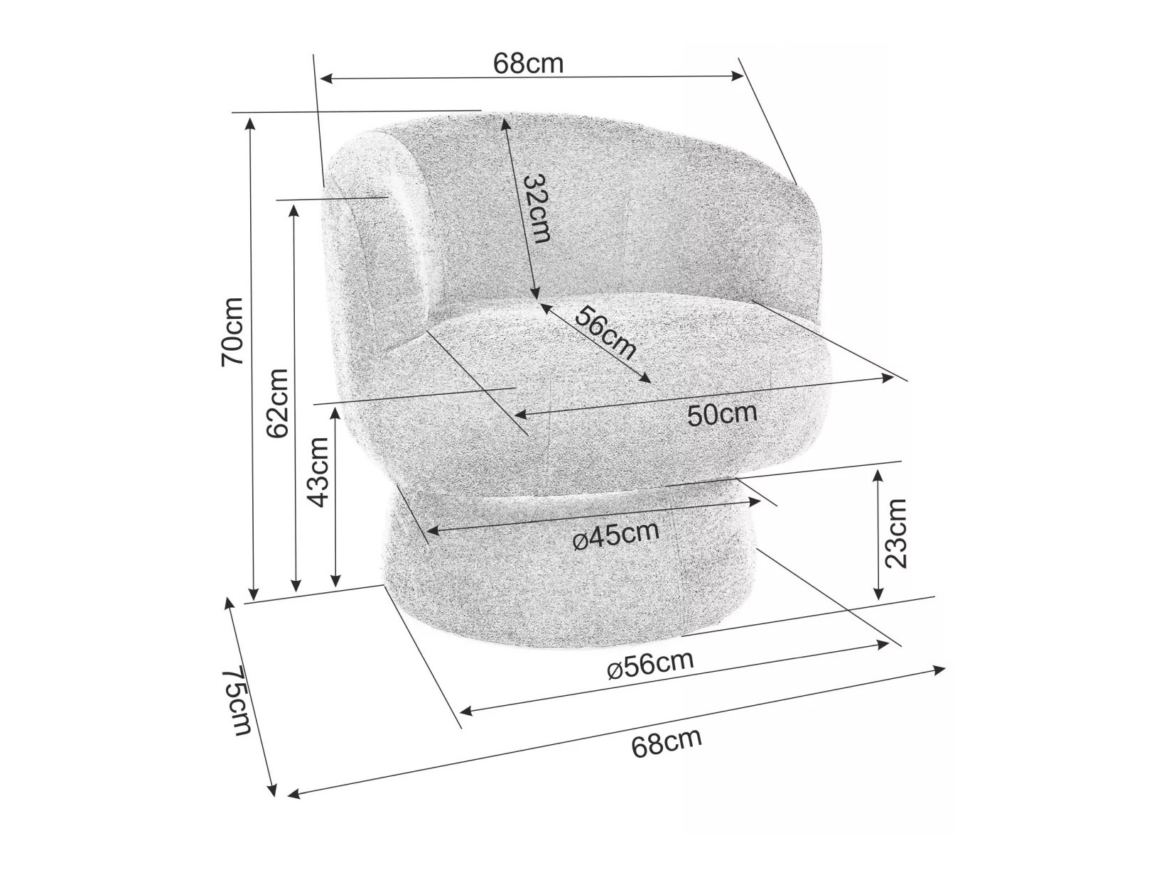 Fotelja Detroit 919 (Bež)