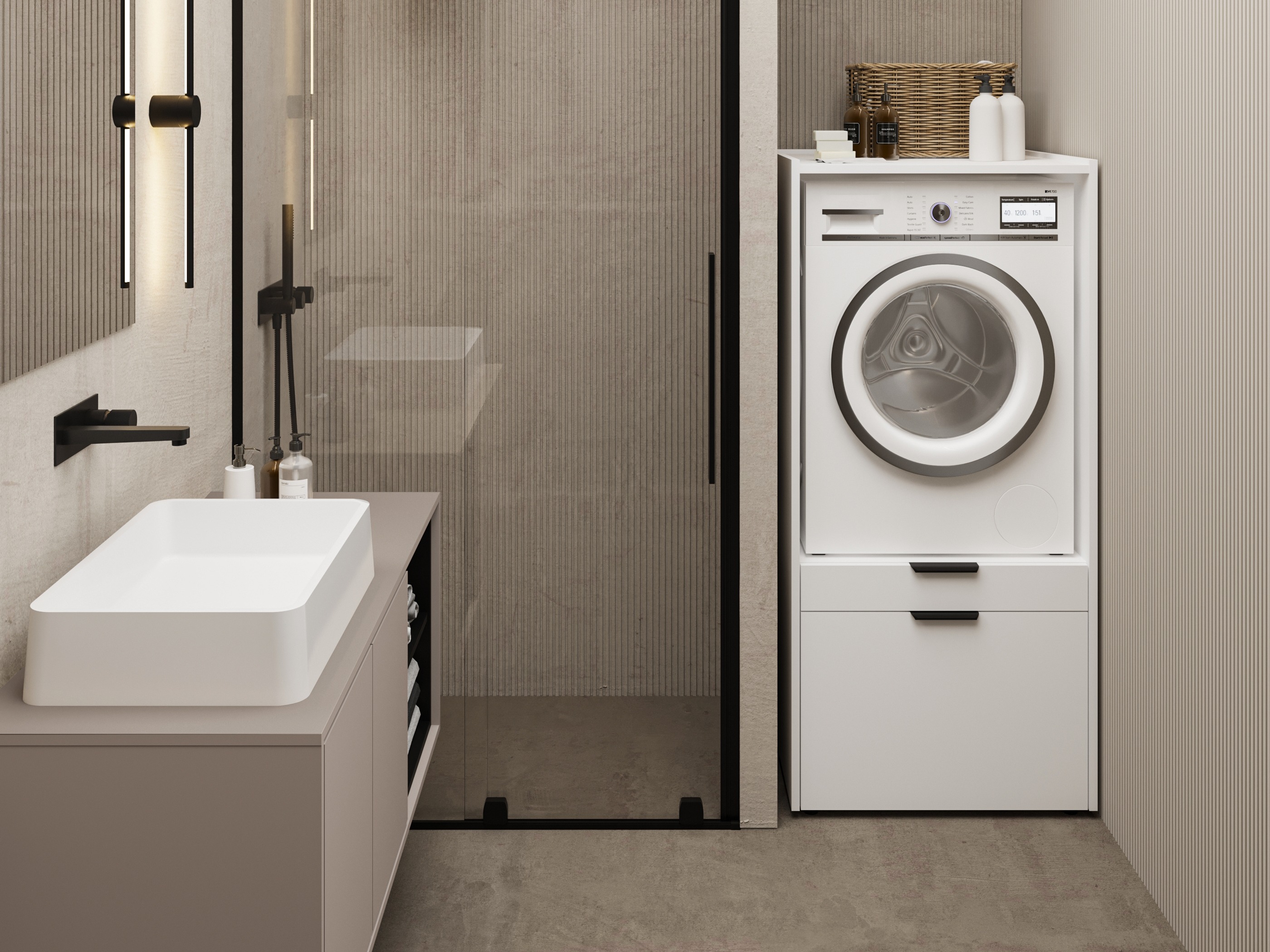 Kupaonska polica Austin 376 (Bijela)