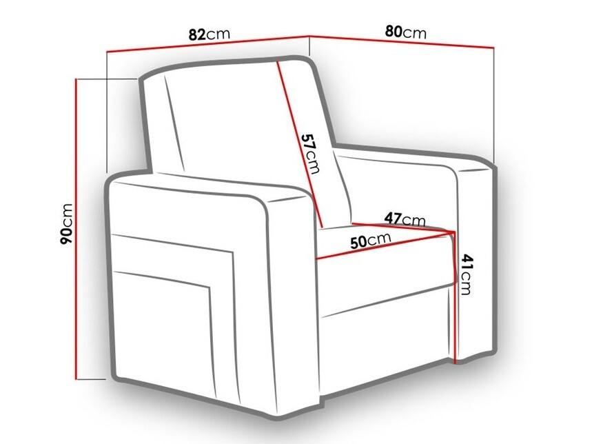 Fotelja SC8944 s oštećenim pakiranjem