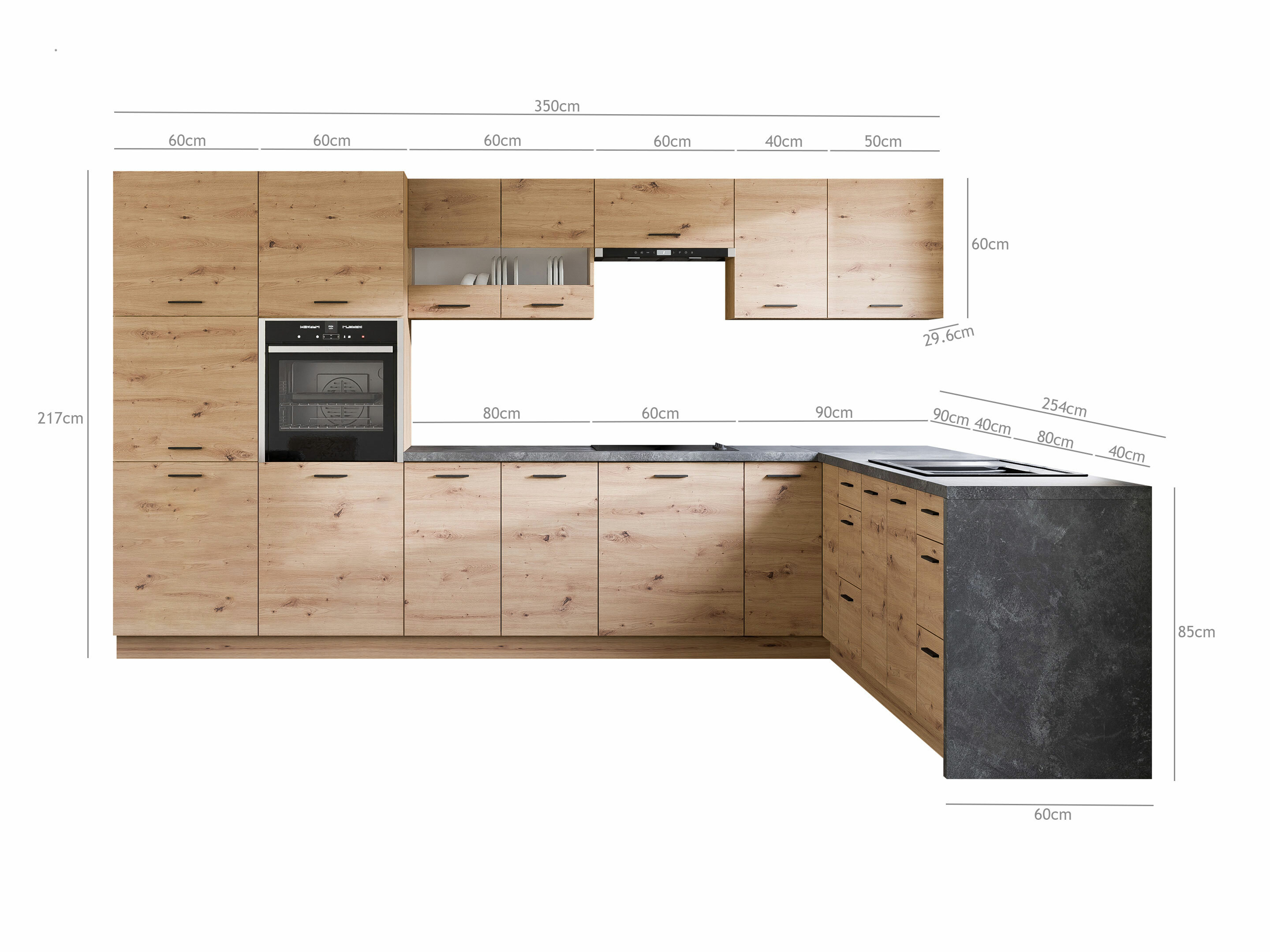 Modularan kuhinjski set Ati Artisan 130