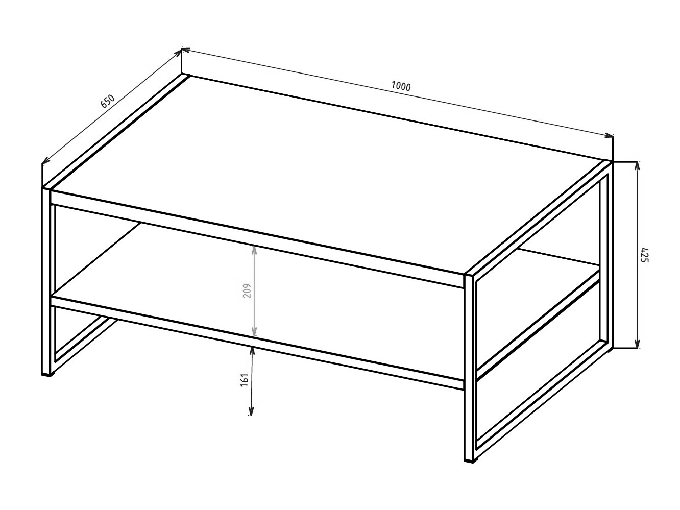 Stolić za kavu Austin 381 (Congo + Crna)