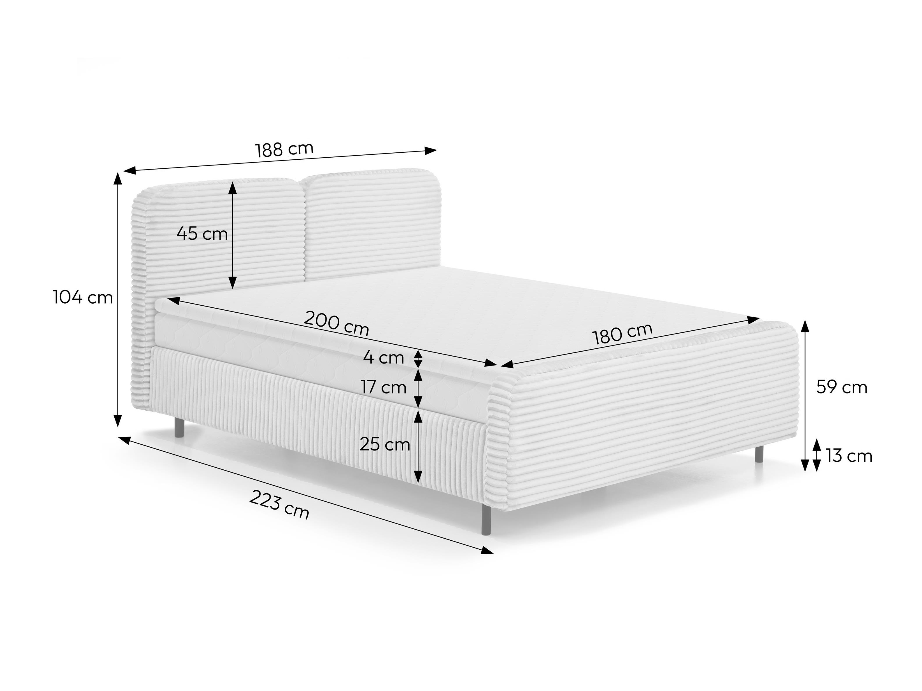 Boxspring krevet Margate 130 (Tilia 86)