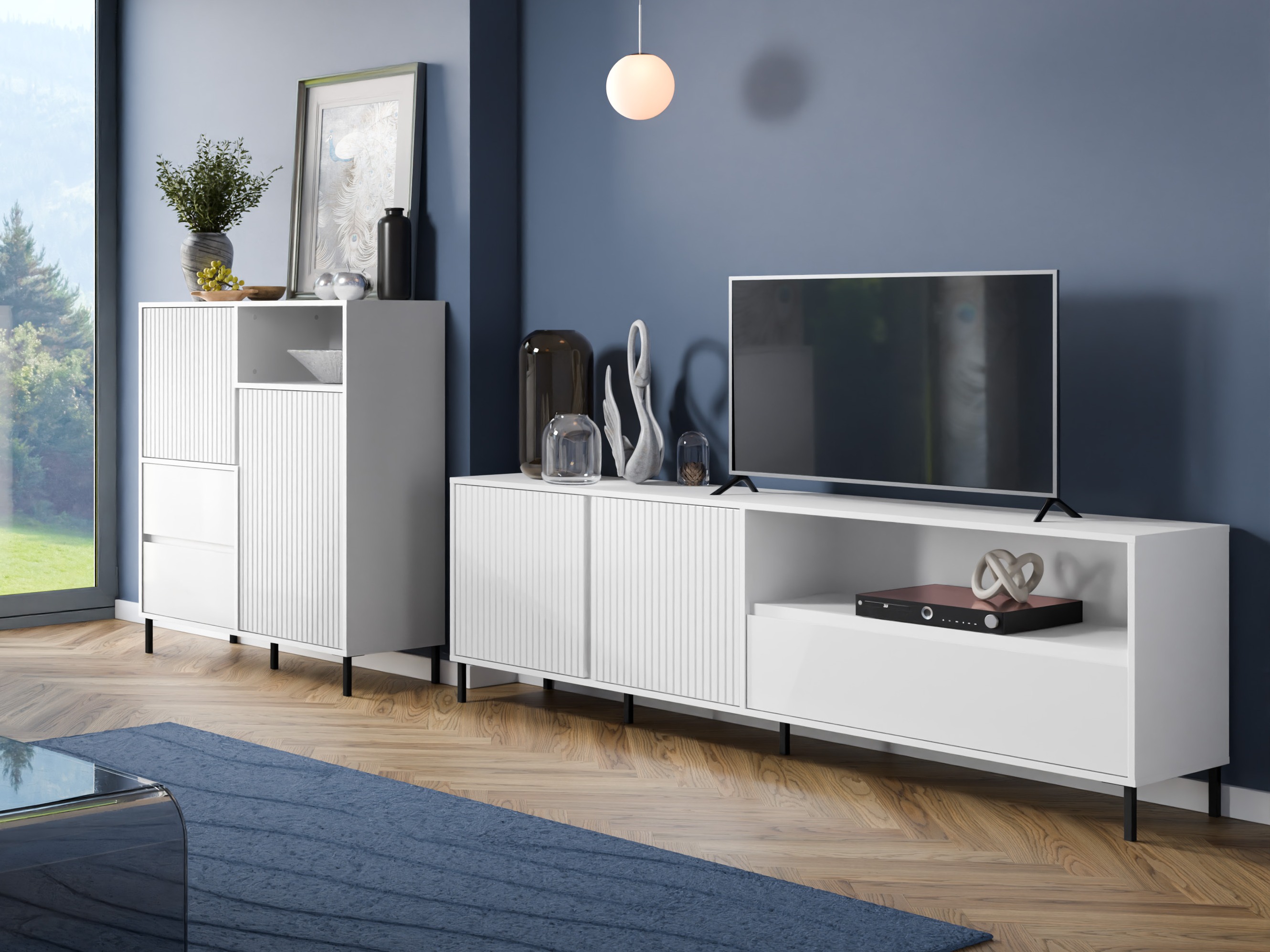 Set za dnevni boravak Ruvrevi 105 (Bijela)