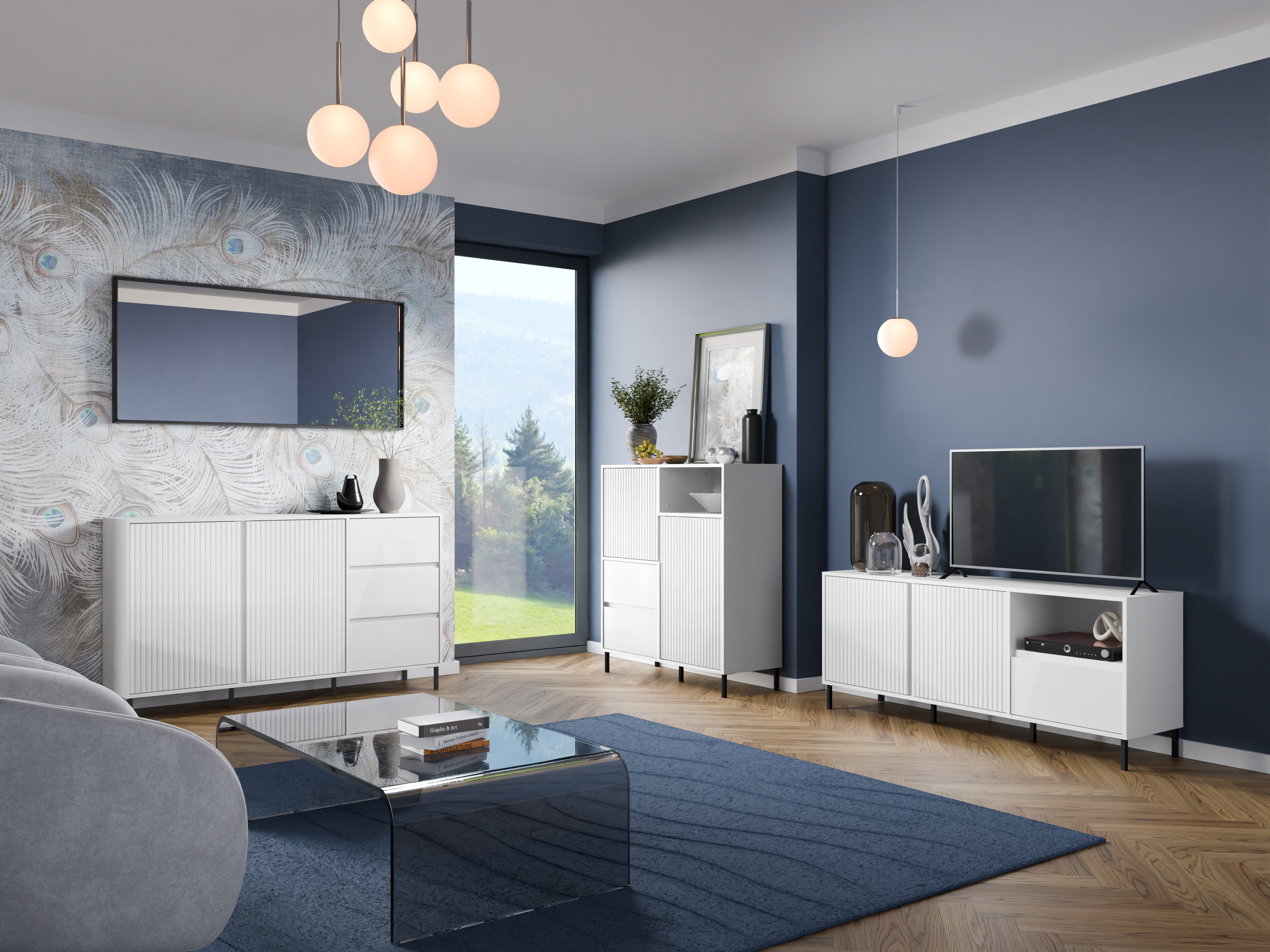 Set za dnevni boravak Ruvrevi 106 (Bijela)