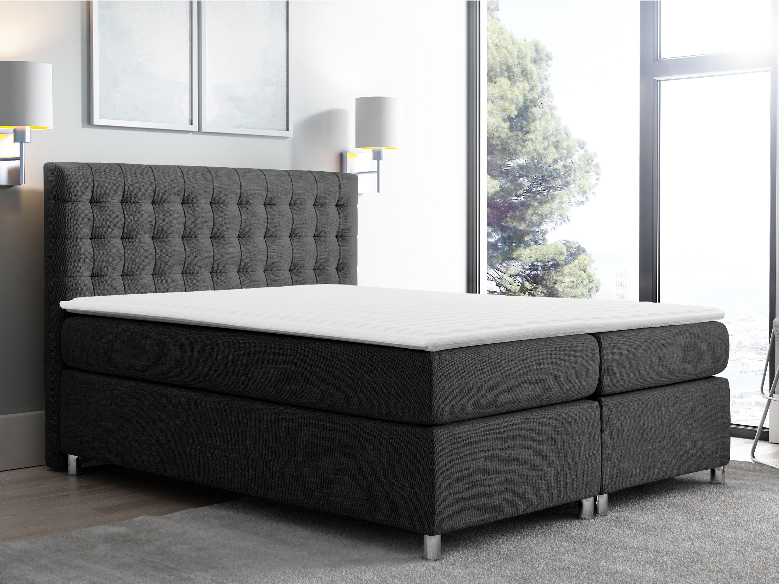 Boxspring krevet Signum (Ikar 08)