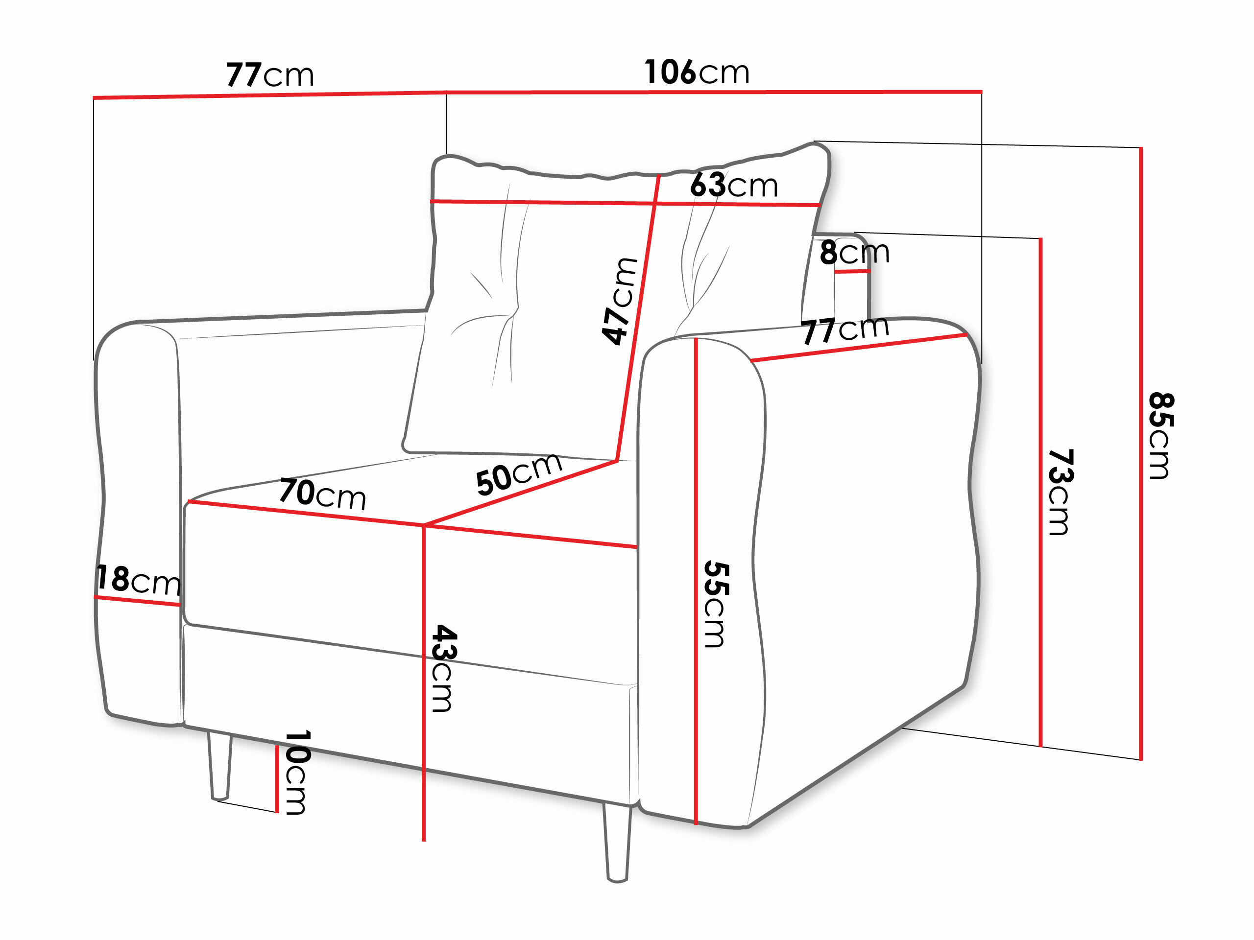 Fotelja Veldala 104 (Manila 16)
