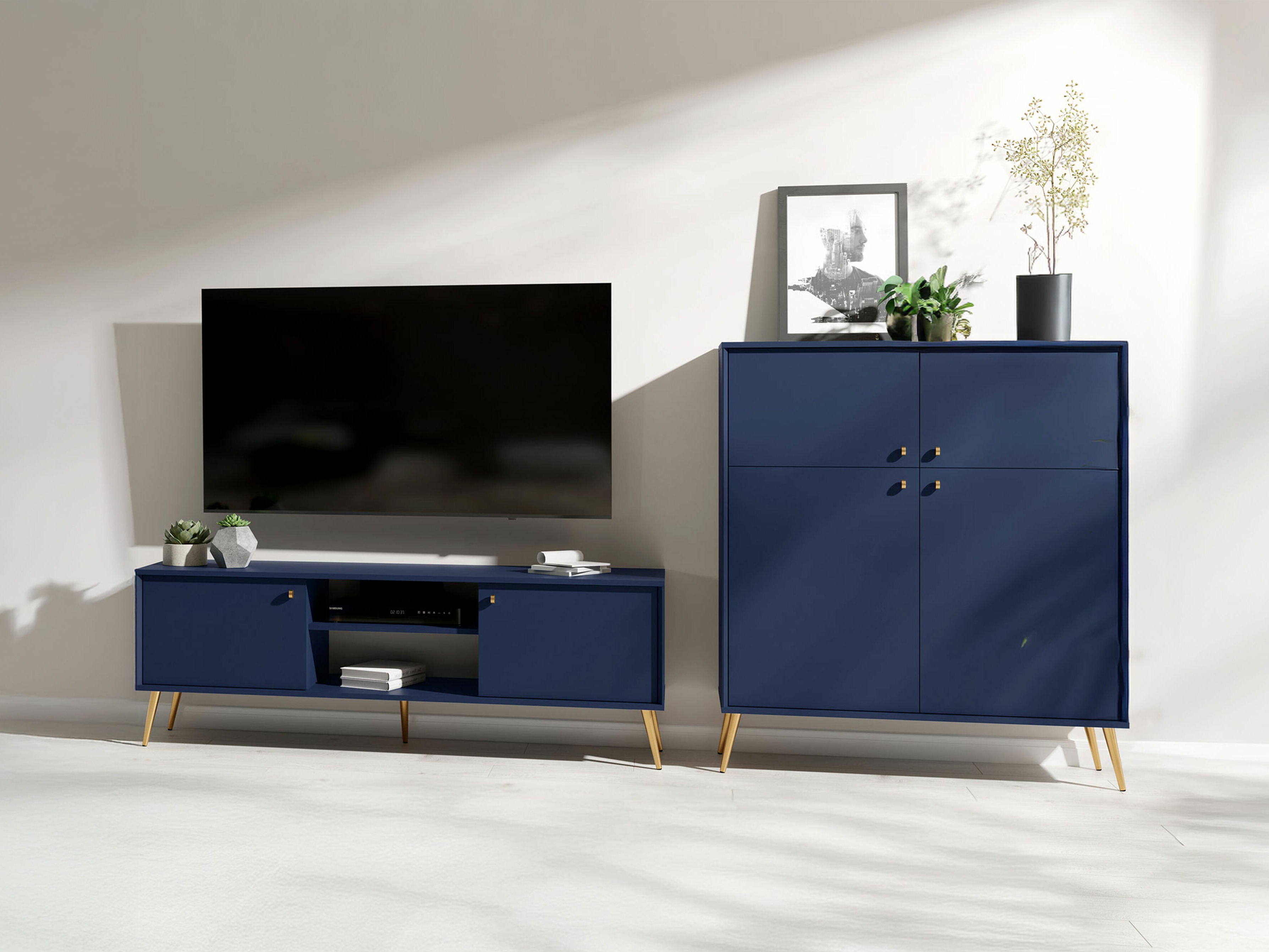 TV stol Corcamo 101 (Tamno plava)