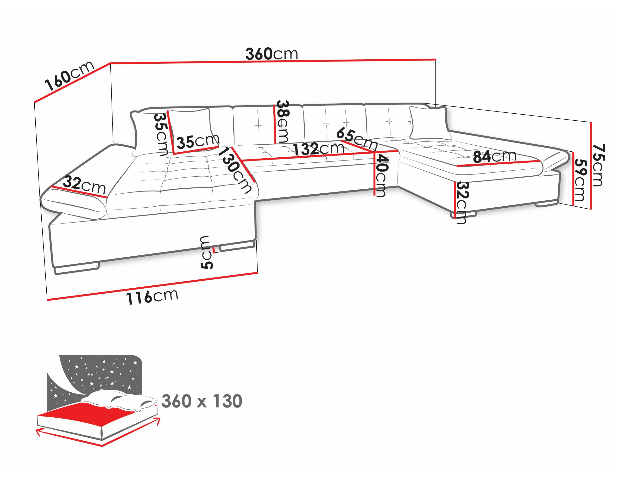 Kutna garnitura Comfivo Ficus I (Lux 05 + Lux 06)
