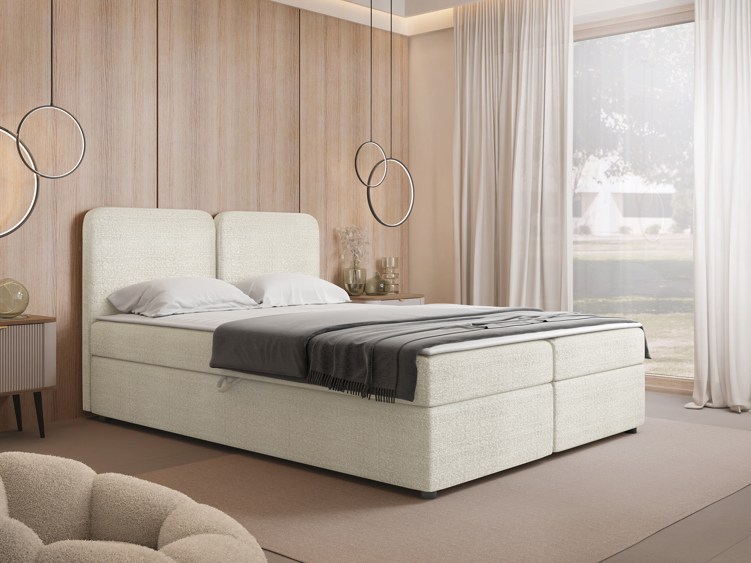 Boxspring krevet Stonecrest 109 (Taro 01)