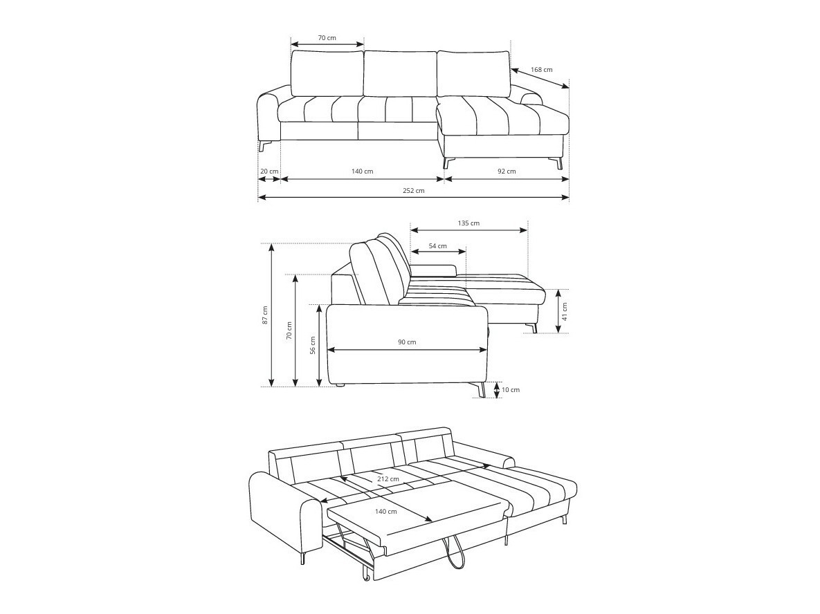 Kutna garnitura Kingston 199 (Lijevo)