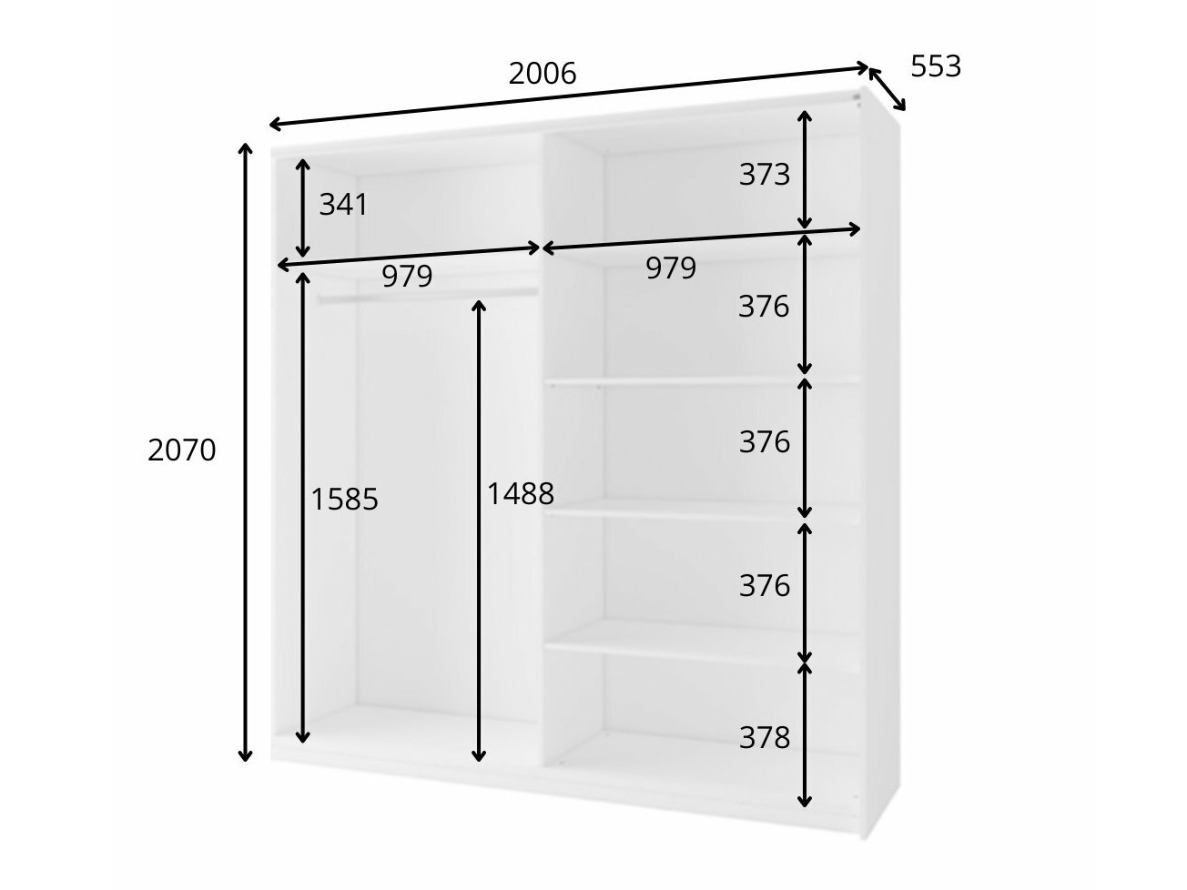 Ormar Baytown 100 (Grafit)