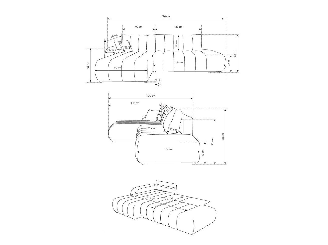 Kutna garnitura Kingston 152 (Lambi 04)