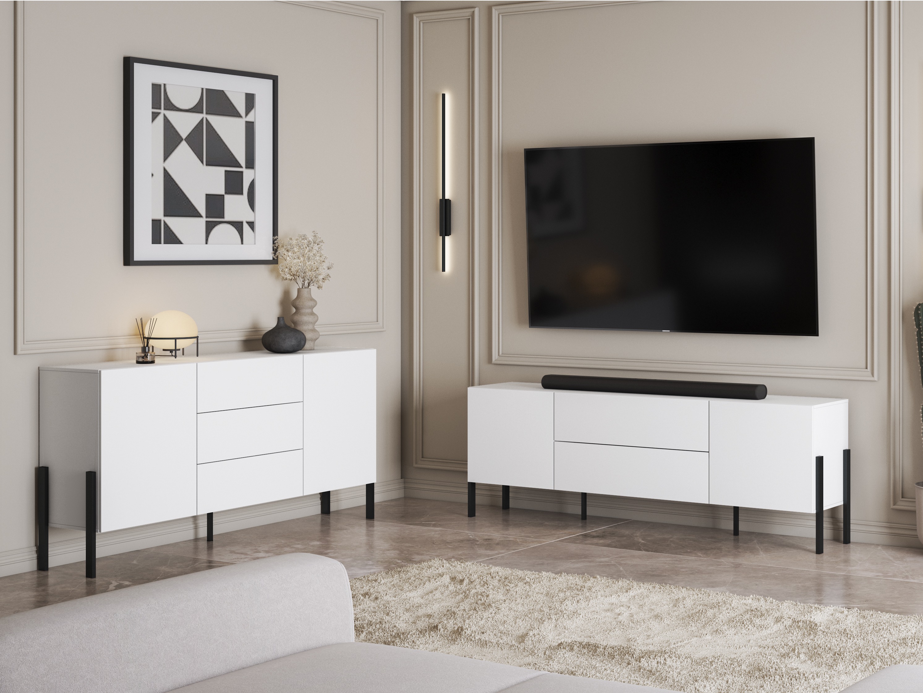 Komoda Etsore 101 (Bijela)