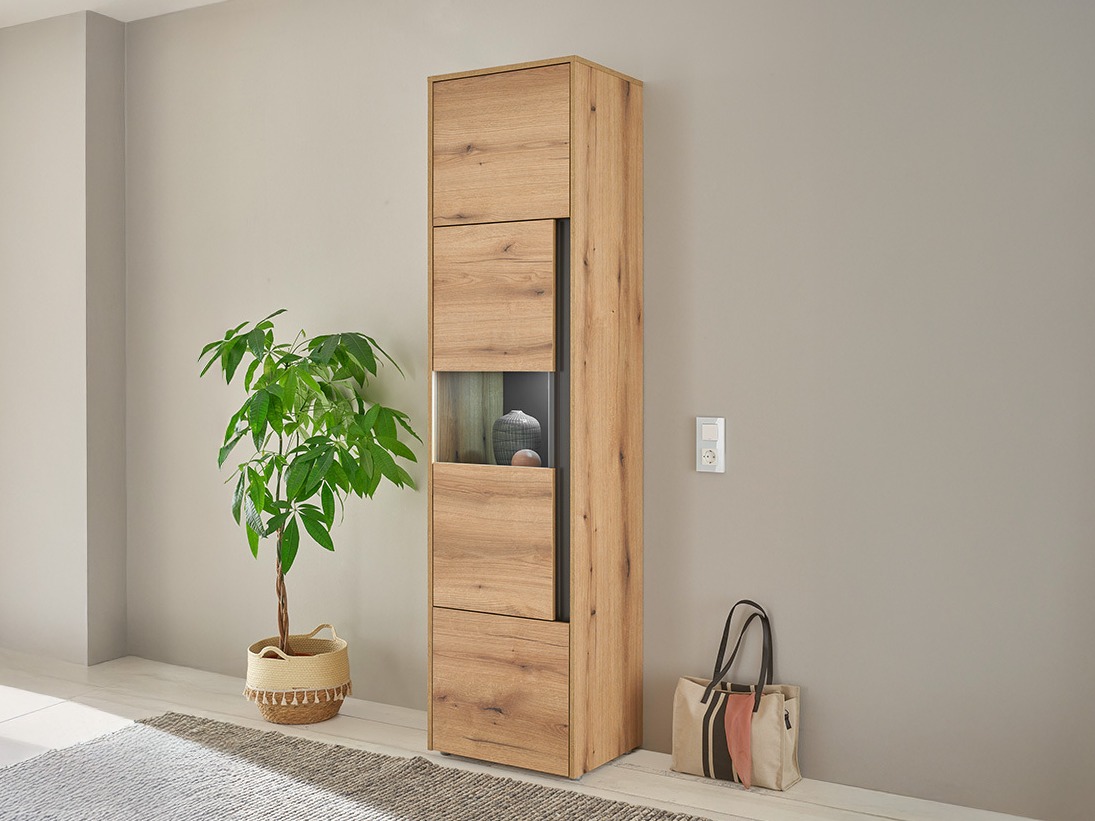 Polica Elbsori 100 (Hrast + Antracit)