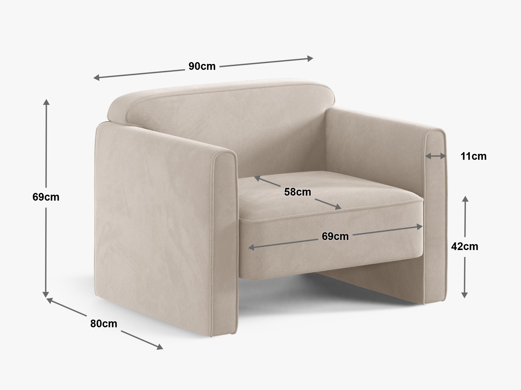 Fotelja Beckley 201 (Salvador 11)