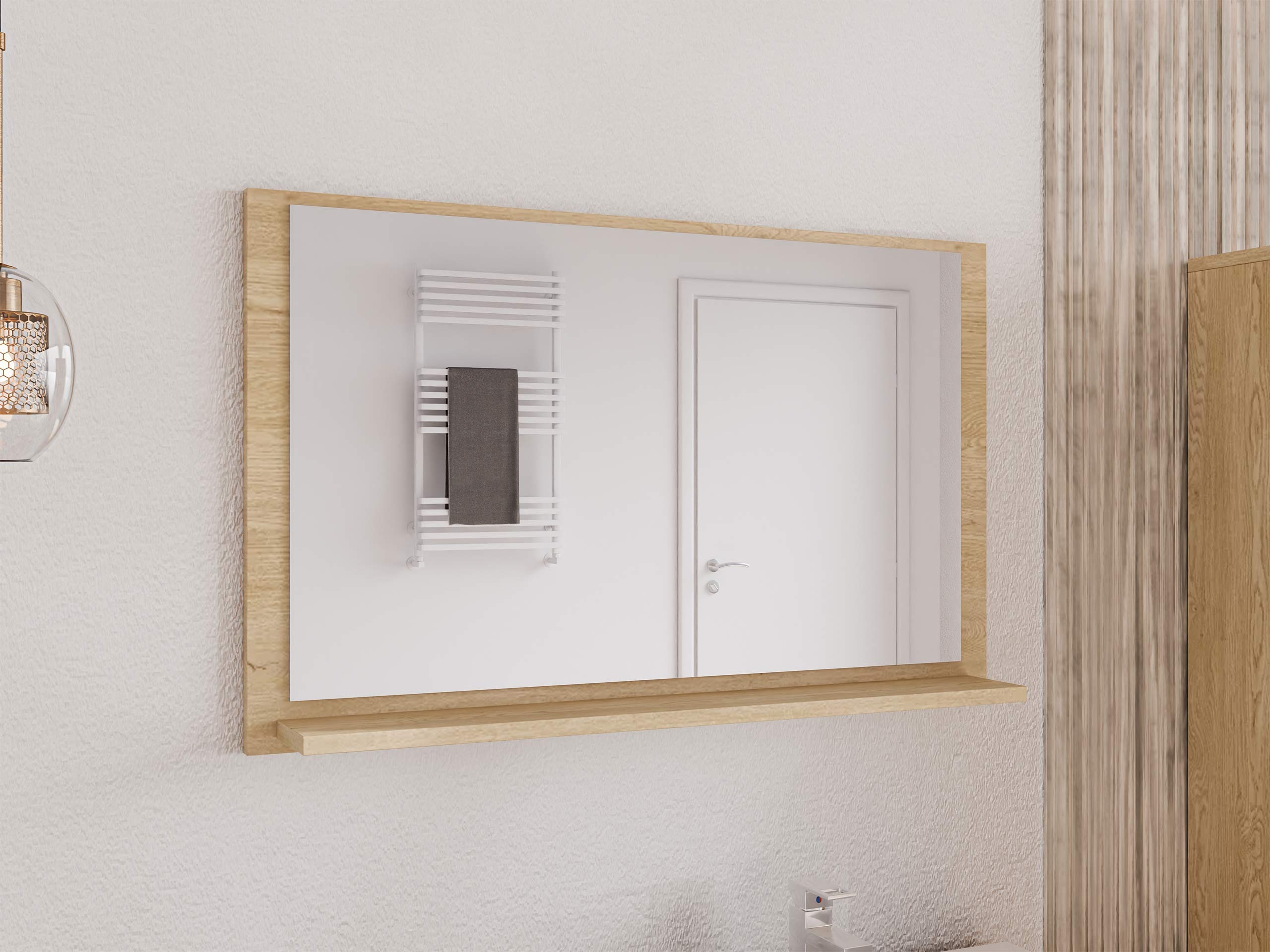 Kupaonsko ogledalo Providence 195 (Hrast)